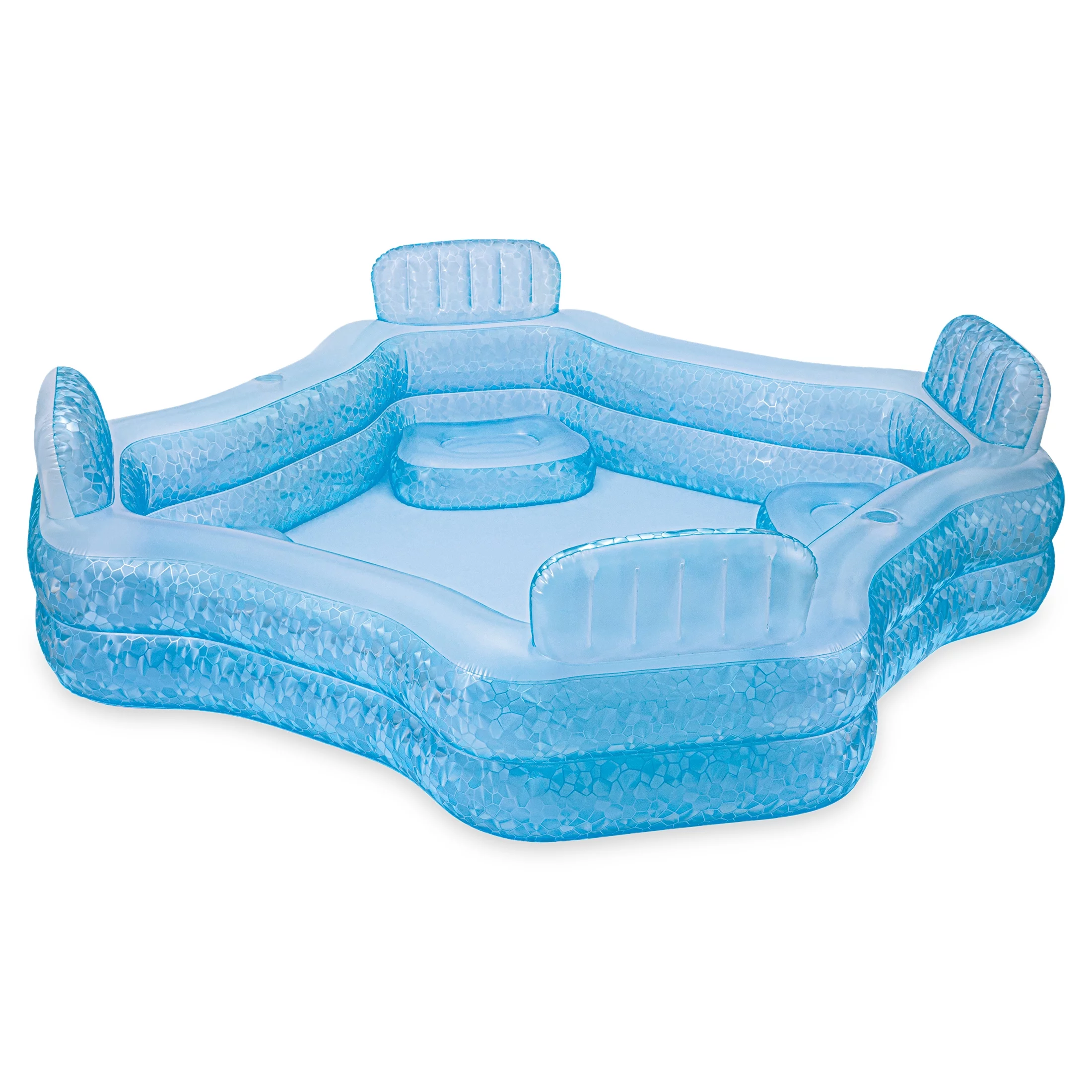Funsicle Heavenly Blue Great Escape Inflatable Famiy Swimming Pool, Age 6 & up - Womvr