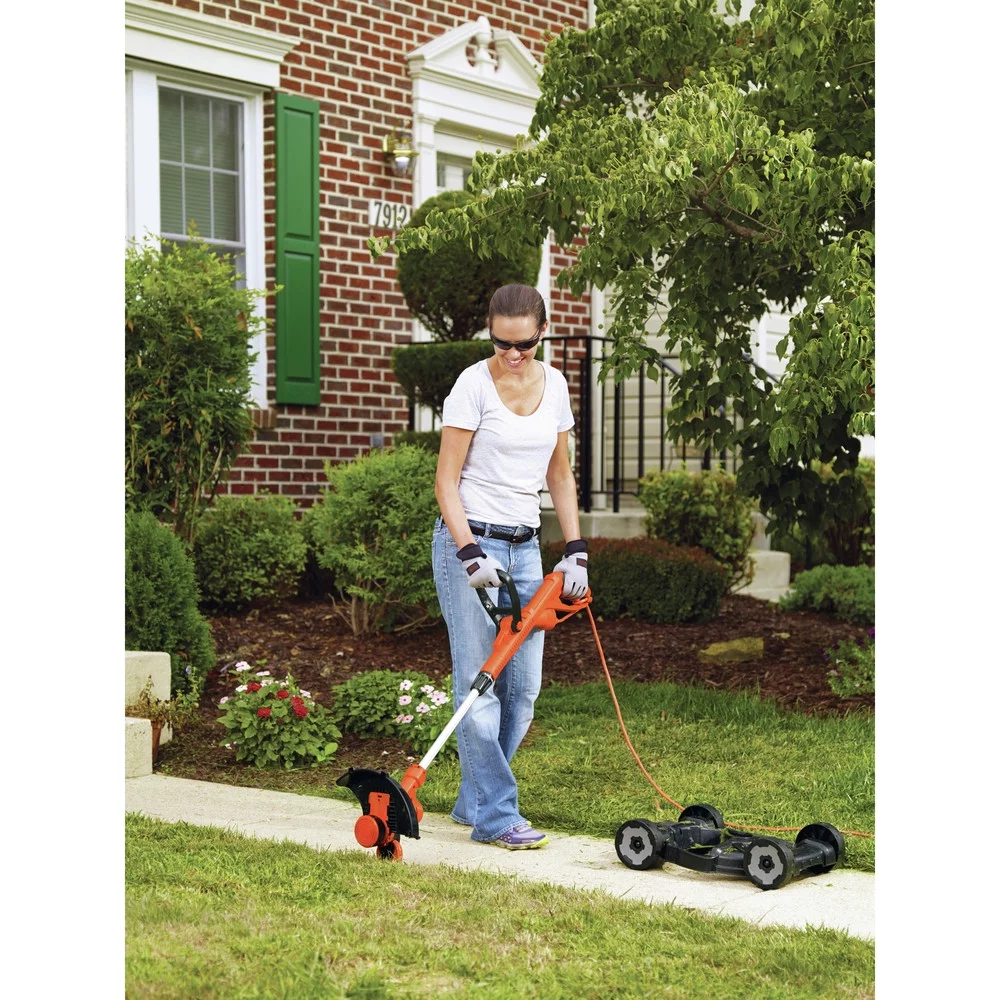 BLACK+DECKER MTE912 3-N-1 6.5 Amp String Trimmer, Edger & 12