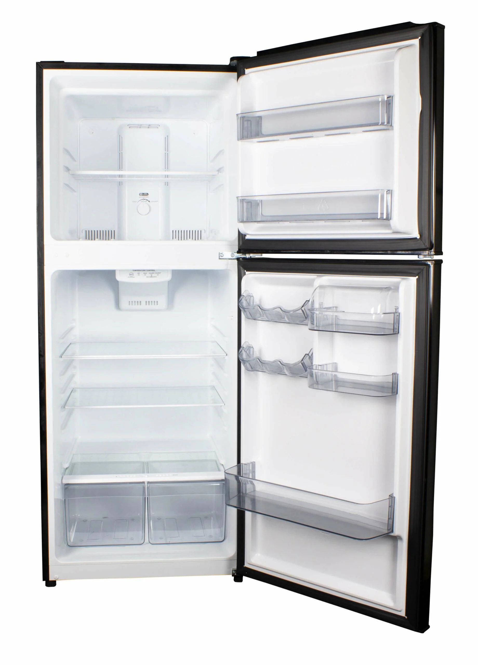Danby DFF101B1BDB 10.0 cu. ft. Apartment Size Fridge Top Mount in Black - Womvr