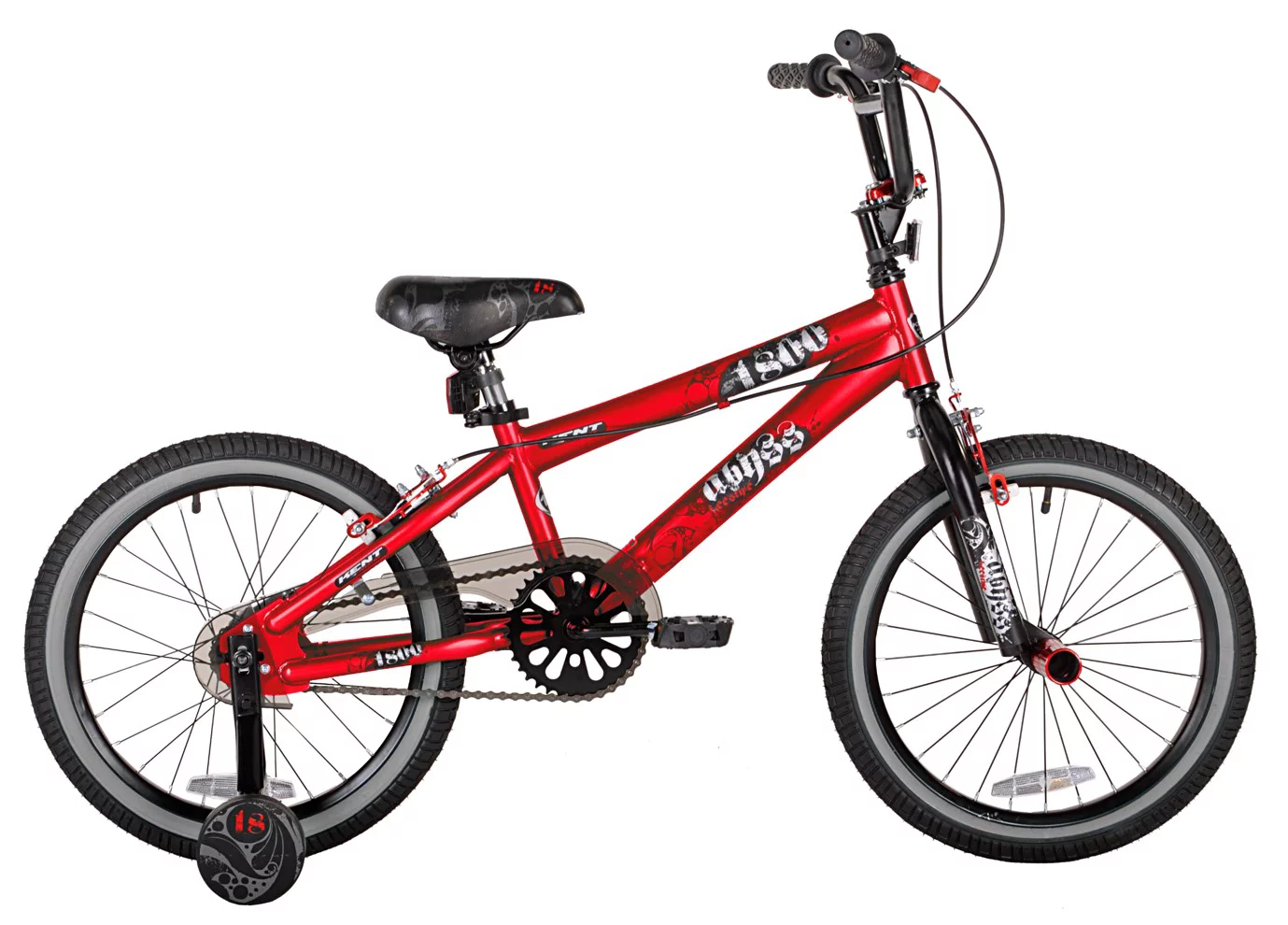 Kent 18 In. Abyss Boy's Freestyle BMX Bike, Charcoal Gray - Womvr
