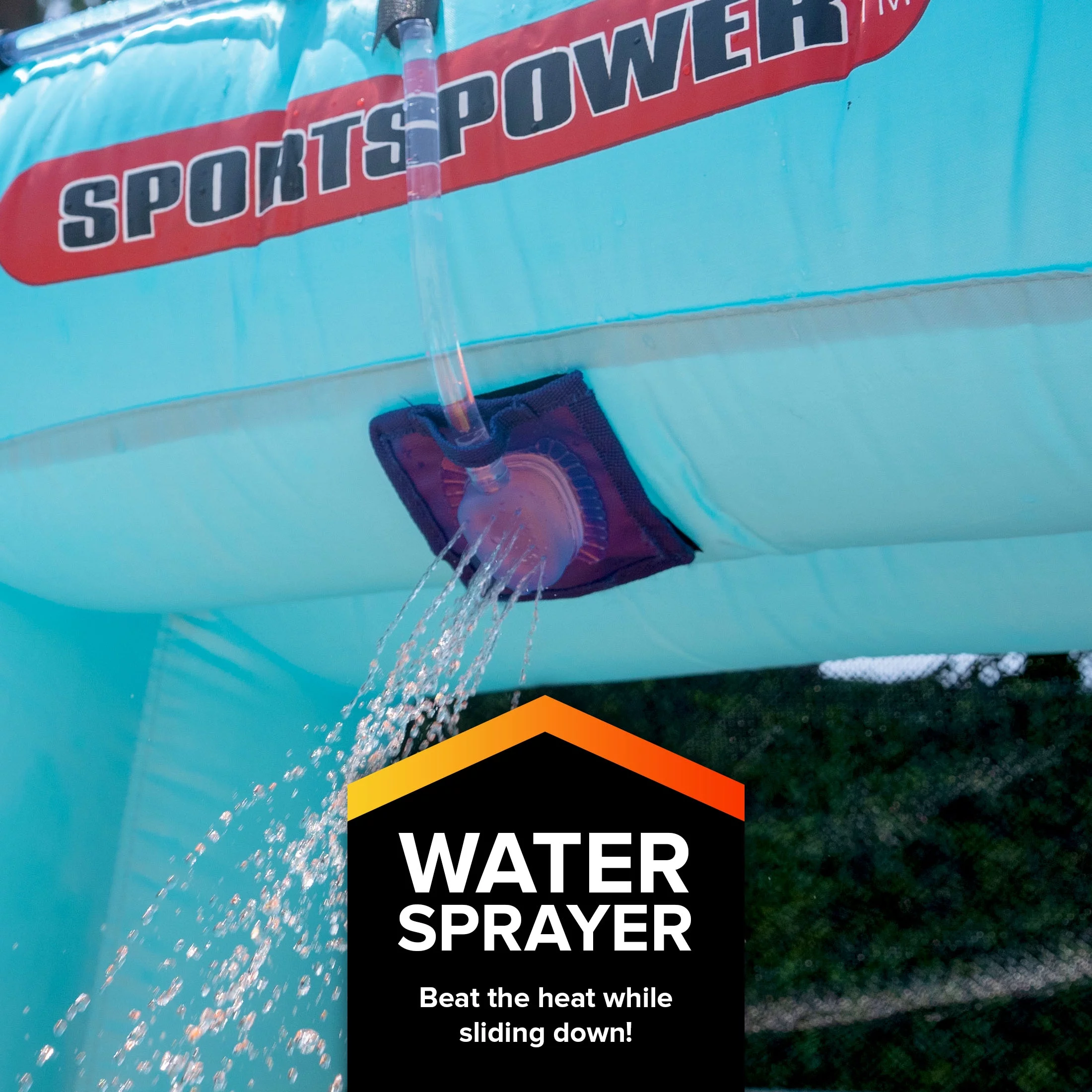 Sportspower My First Inflatable Water Slide with Lifetime Warranty on Heavy Duty Blower - Womvr