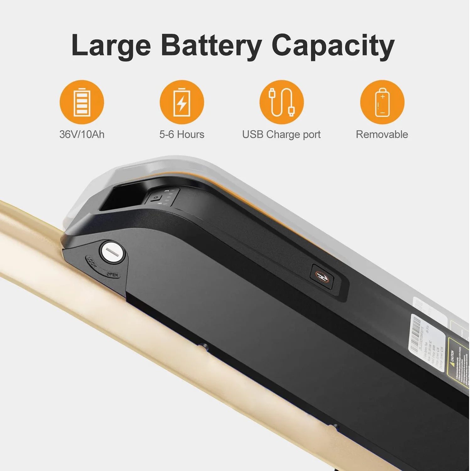 Yoloway EB5 PLUS Electric Bike for Adults, 500W Brushless Motor Ebike with 480Wh Removable Battery, 27.5