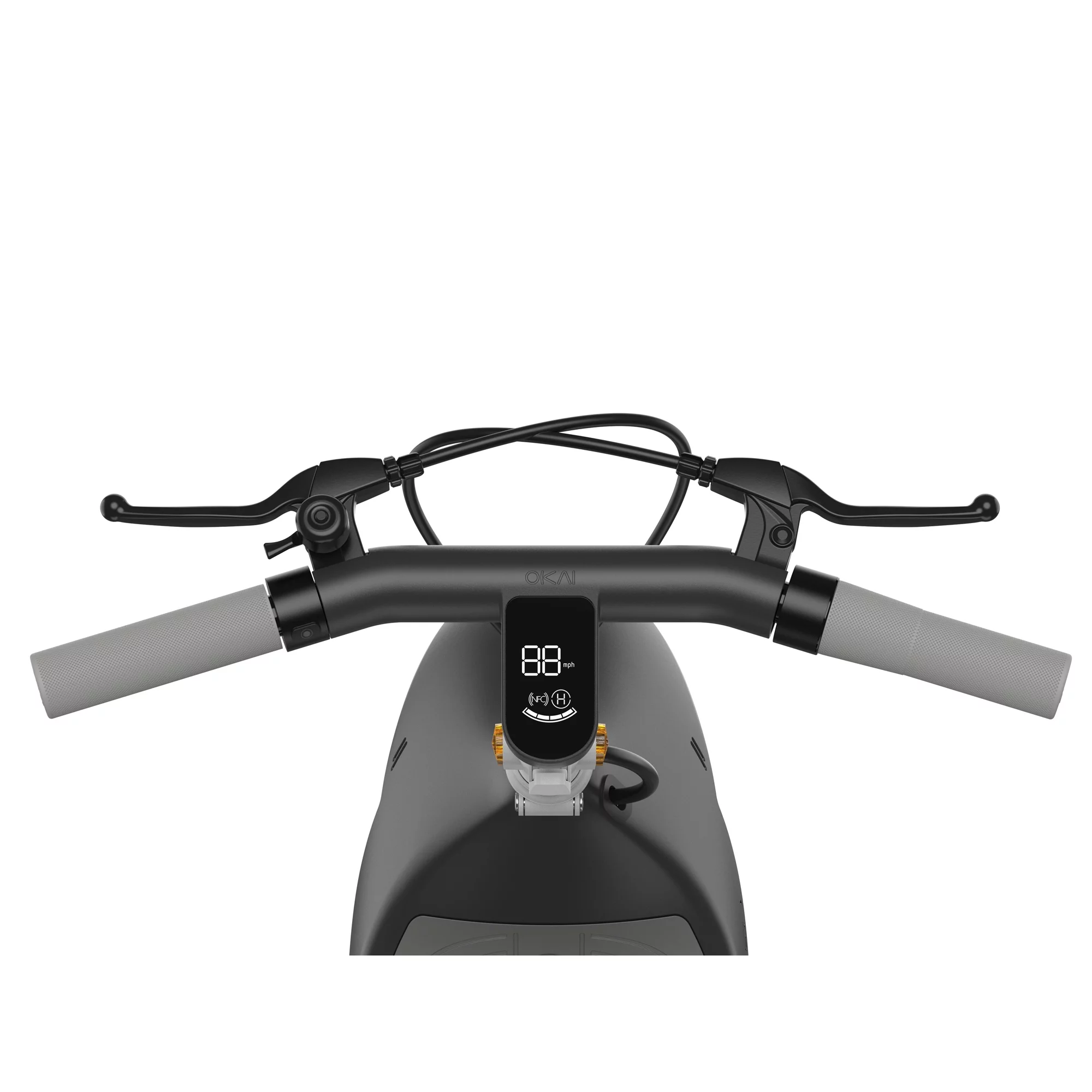 OKAI Ceetle Pro Electric Scooter with Foldable Seat w/35 Miles Operating Range & 15.5mph Max Speed - White - Womvr