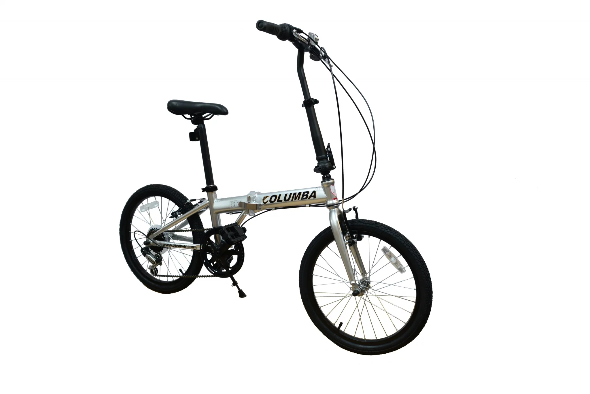Columba PR20S1 Folding Bike Silver (PR20S1_SLV) - Womvr