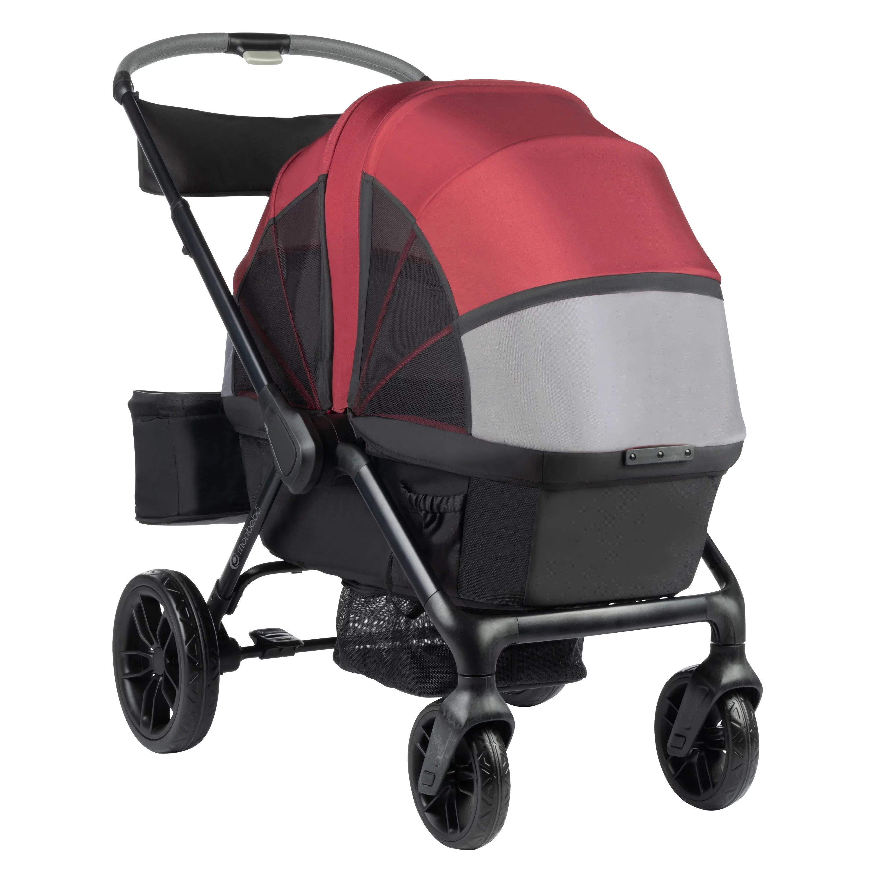 Monbebe Everyday Outings Wagon Stroller, Cobblestone Grey - Womvr