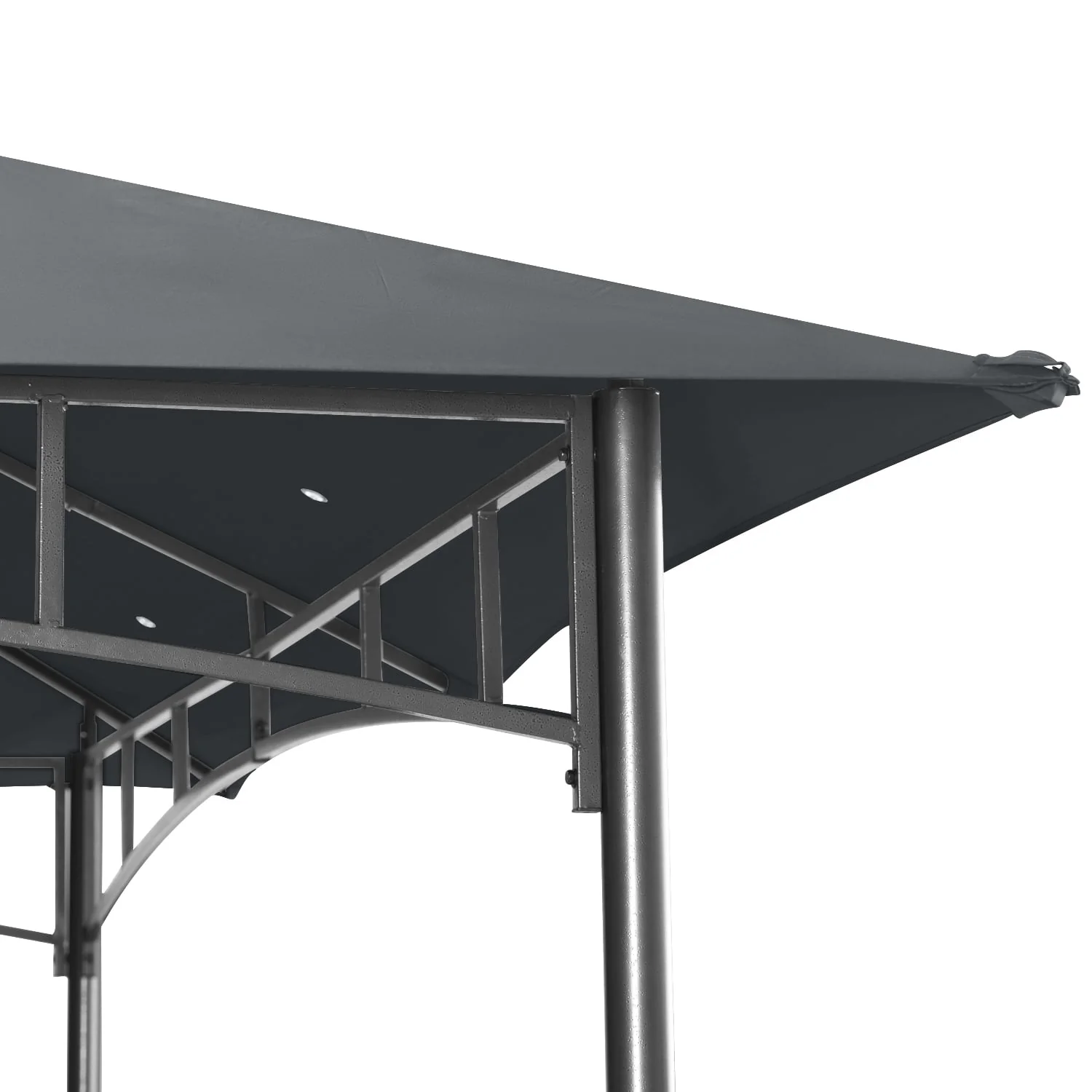 ABCCANOPY 9'x9' Patio Gazebo With Mosquito Netting and Double Soft Roof Canopies for Shade and Rain,Rust Red - Womvr