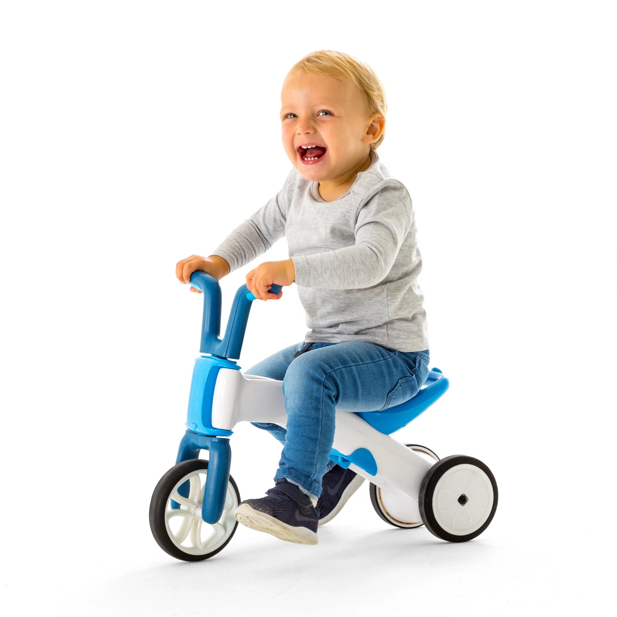 Chillafish Bunzi Gradual Balance Bike and Tricycle,6 inches, 2-in-1 Ride on Toy for 1-3 Years Old, Silent Non-Marking Wheels, Lime - Womvr