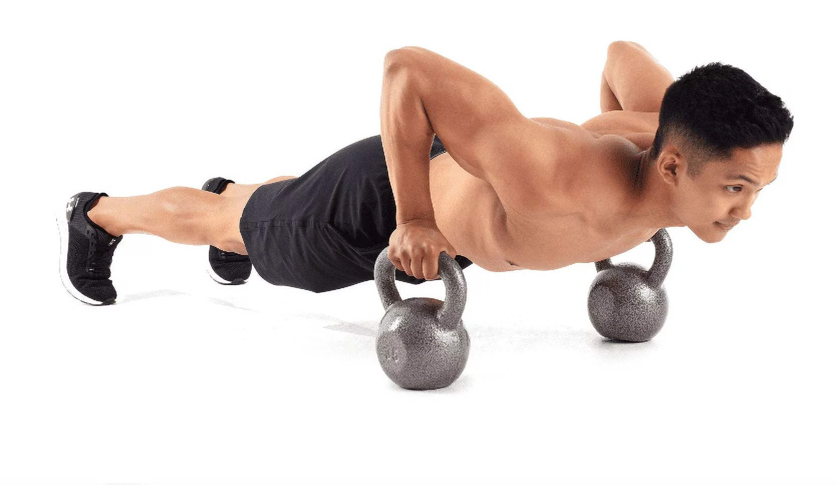 Weider, 30lb Cast Iron Hammertone Finish Kettlebell, Single - Womvr