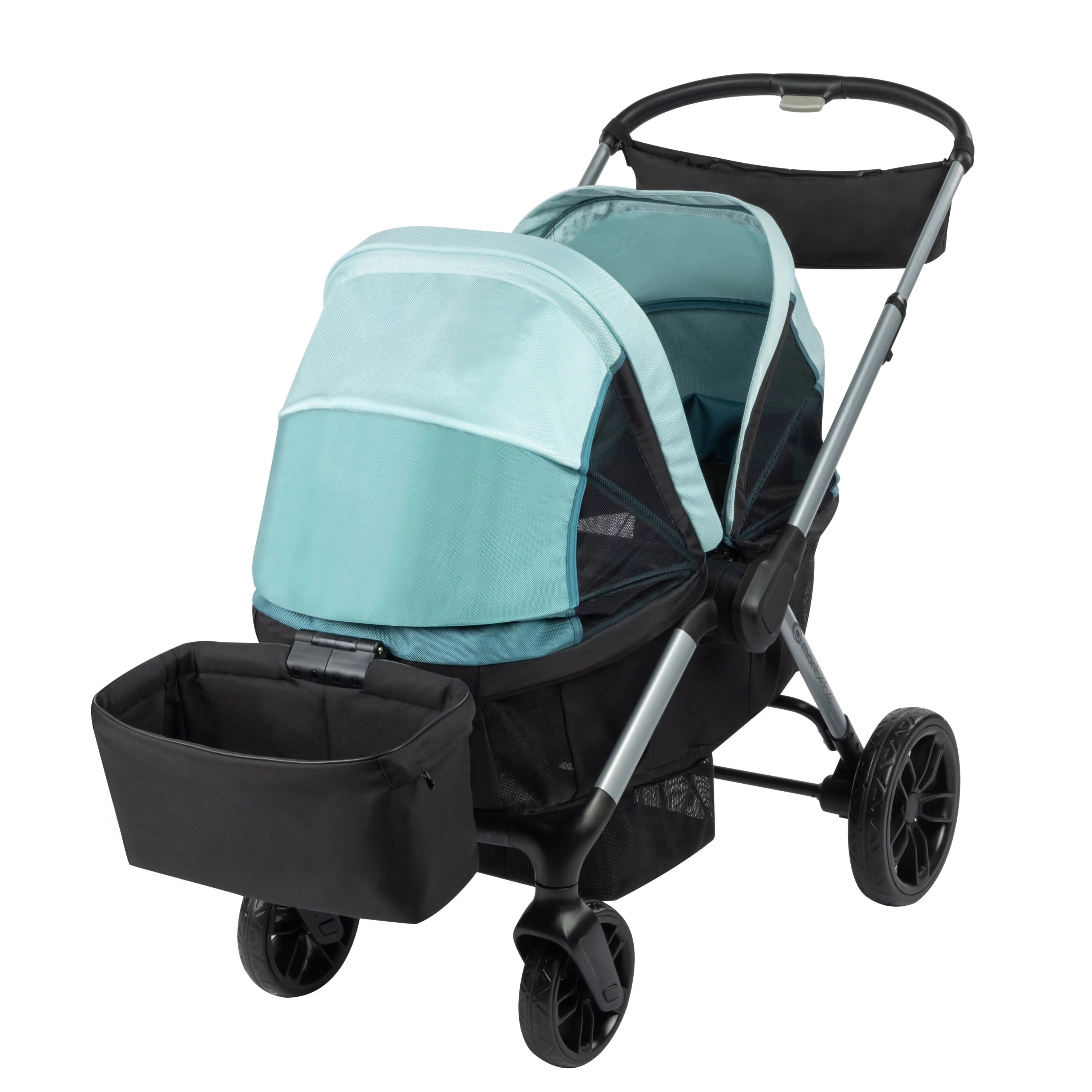 Monbebe Everyday Outings Wagon Stroller, Cobblestone Grey - Womvr