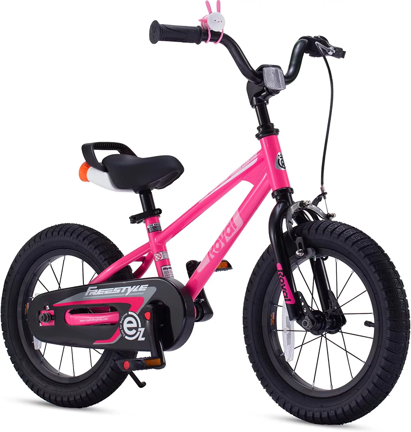 RoyalBaby EZ Kids Bike Easy Learn Balancing to Biking 16 Inch Balance & Pedal Bicycle Instant Assembly for Boys Girls Ages 4-7 Years Green - Womvr