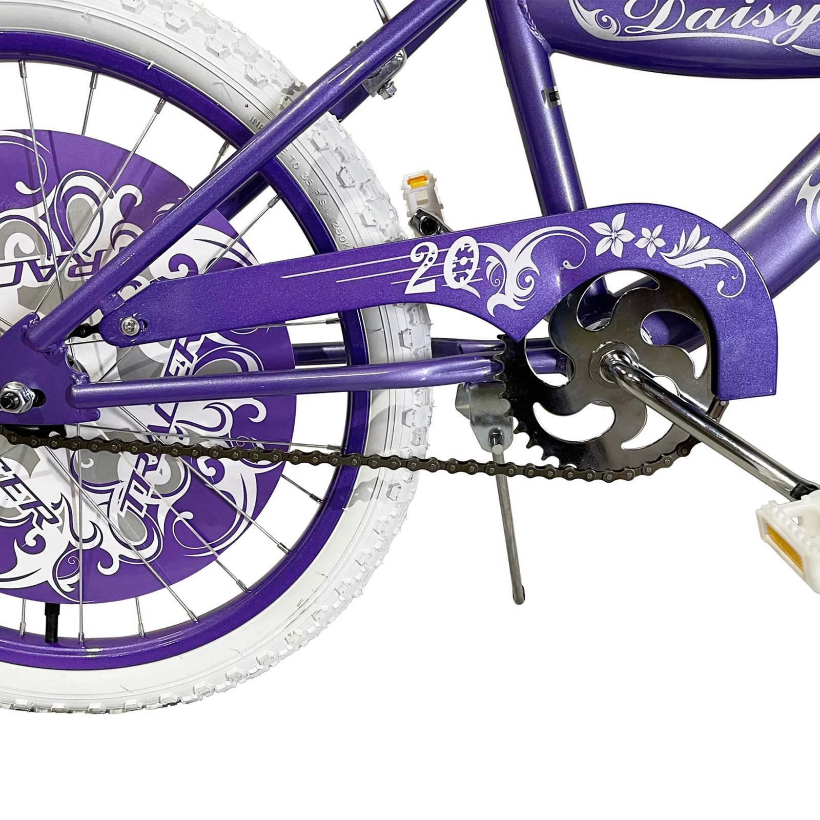 TRACER Daisy BMX 20 Inch Kids Bike, Boy and Girls Age 5 to 9, Purple - Womvr