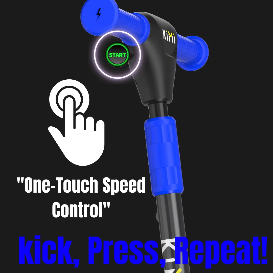 Kimi Kids 3-Wheel Electric Scooter, Ages 2-9, 5Mph, Lights, 10 Miles Range - Womvr