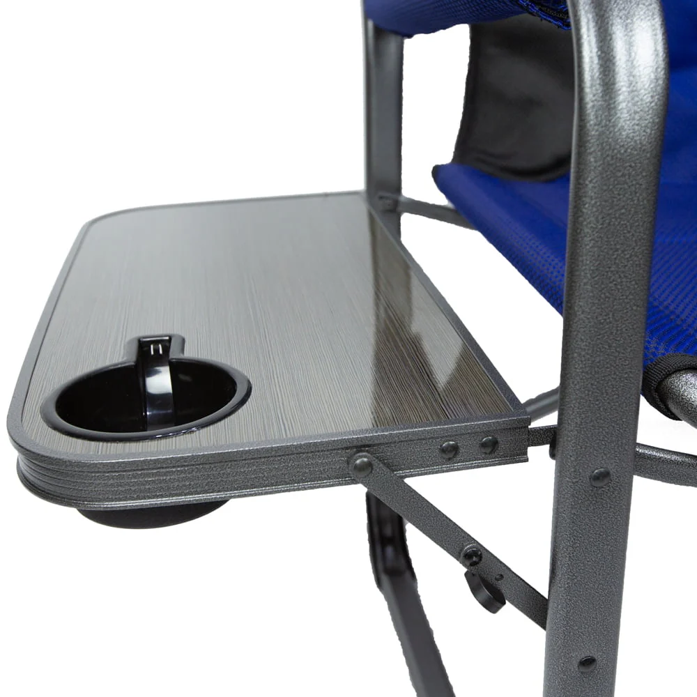 Ozark Trail Camping Director Chair XXL, Blue, Adult, 10lbs - Womvr