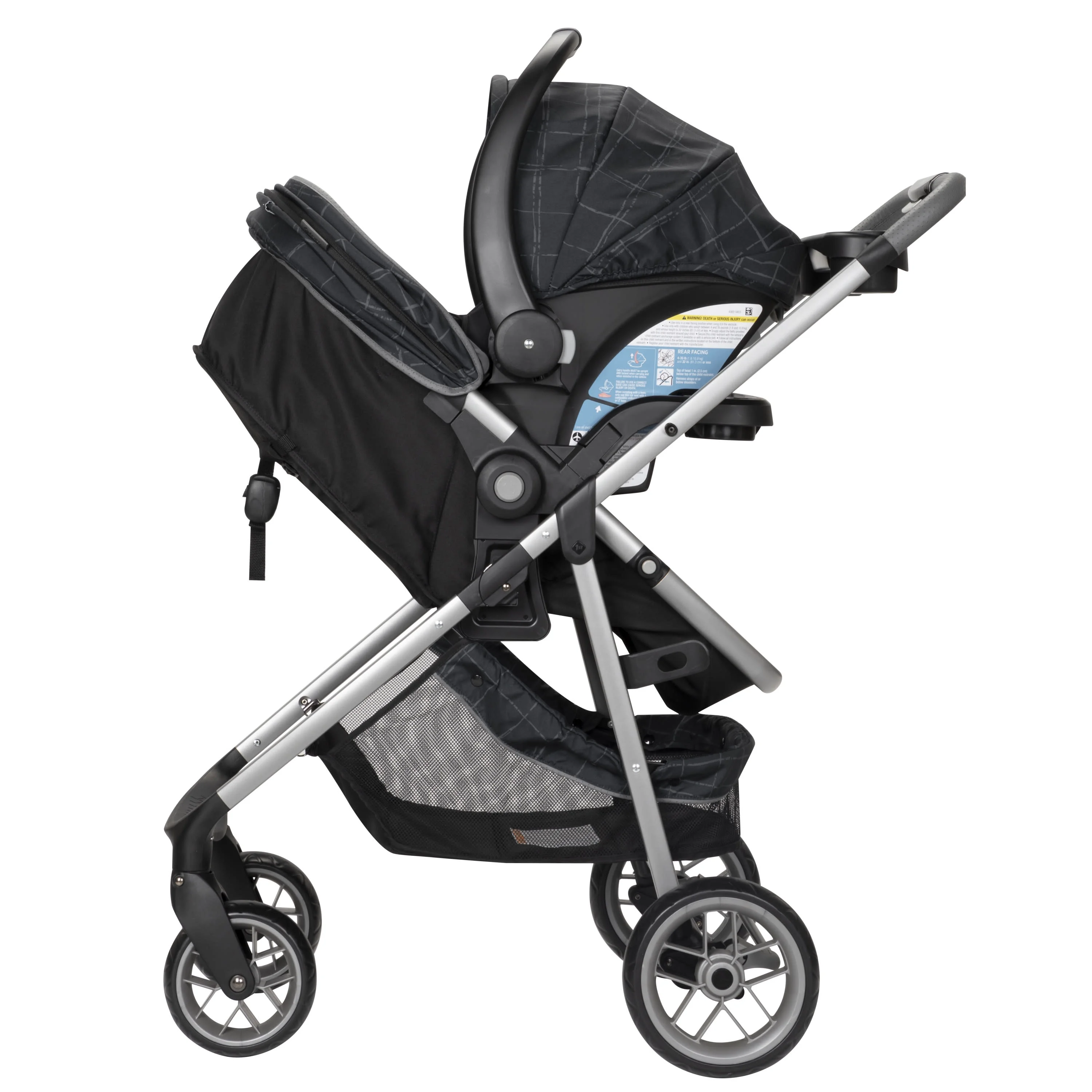 Safety 1st Deluxe Grow and Go Flex 8-in-1 Travel System, High Street, Infant - Womvr