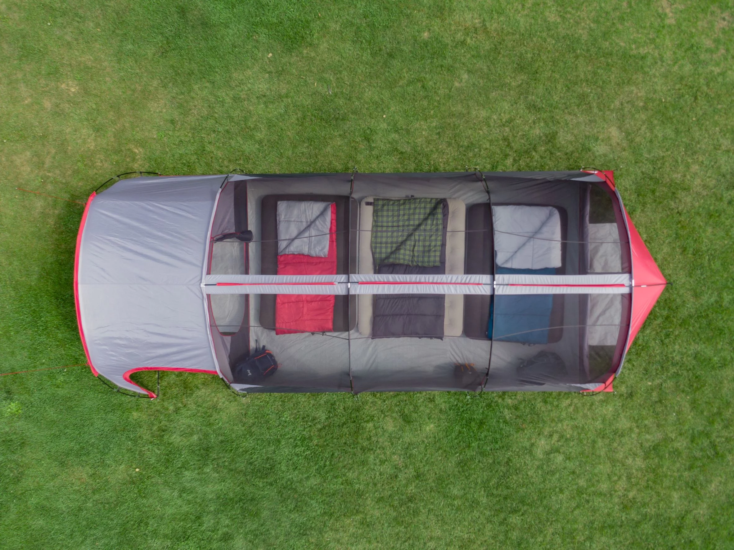 Ozark Trail 10-Person Tunnel Tent, with Vestibule for Gear Storage - Womvr