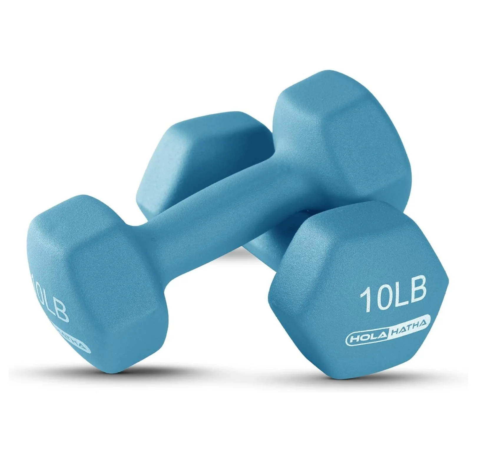 2, 3, 5, 8, and 10 Pound Neoprene Dumbbell Hand Weight Set with Rack - Womvr