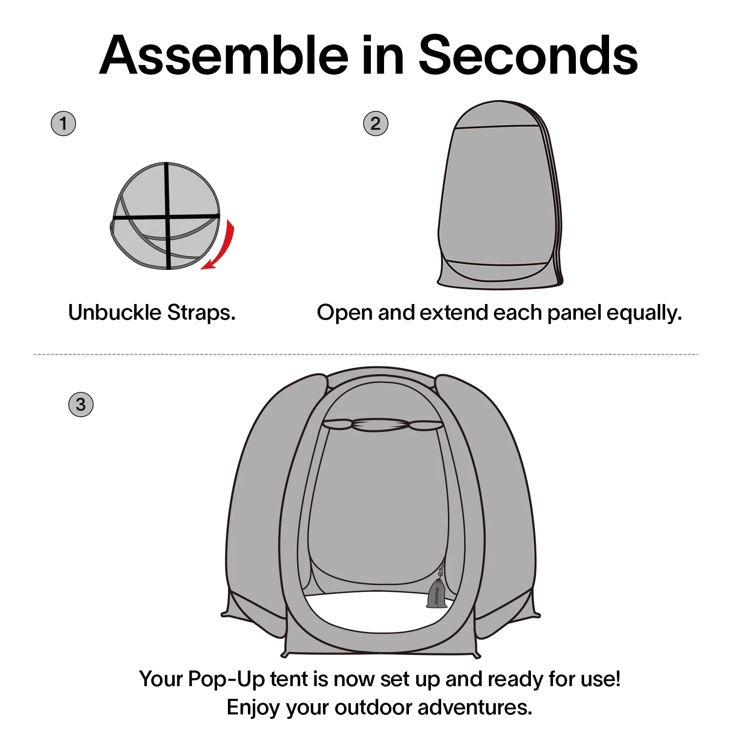 Screen House Tent Gazebo Pop Up Instand Canopy 6'X6' - Womvr