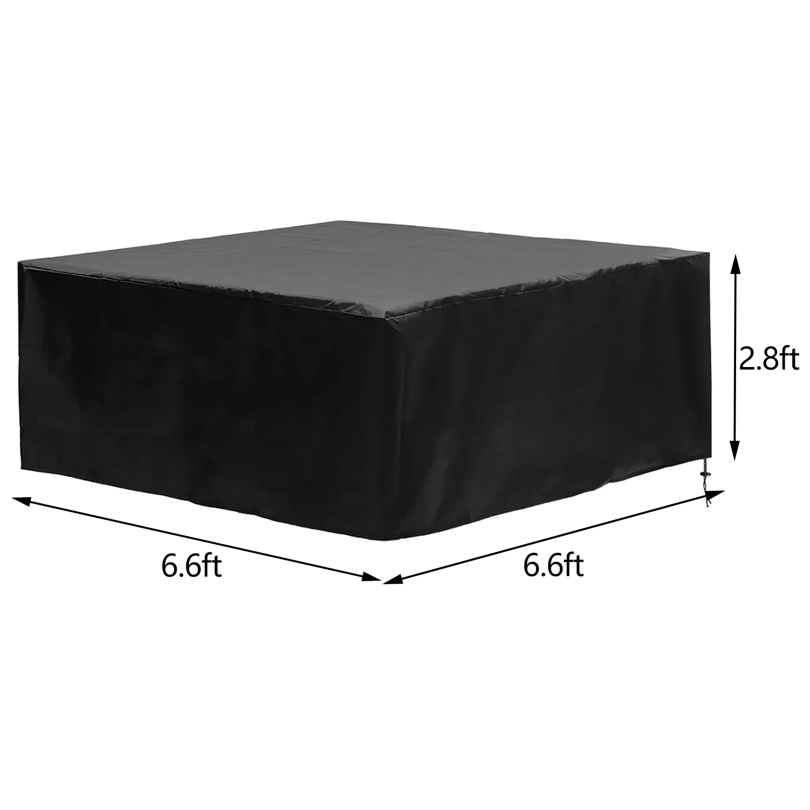 Lovote Heavy Duty Waterproof Hot Tub Spa Cover Cap Water Resistant Protective Cover 3 Sizes - Womvr