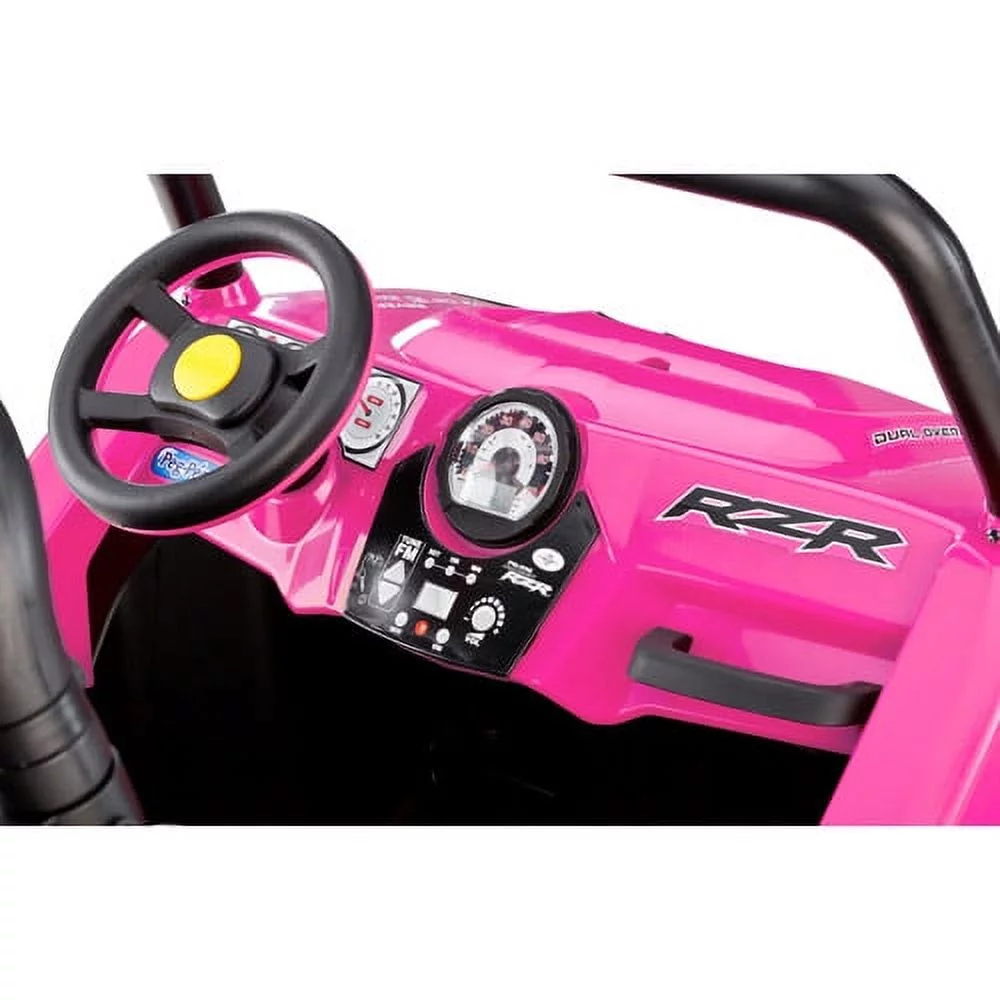 Peg Perego Polaris Ranger RZR 900 12-Volt Battery-Powered Ride-On, Red - Womvr
