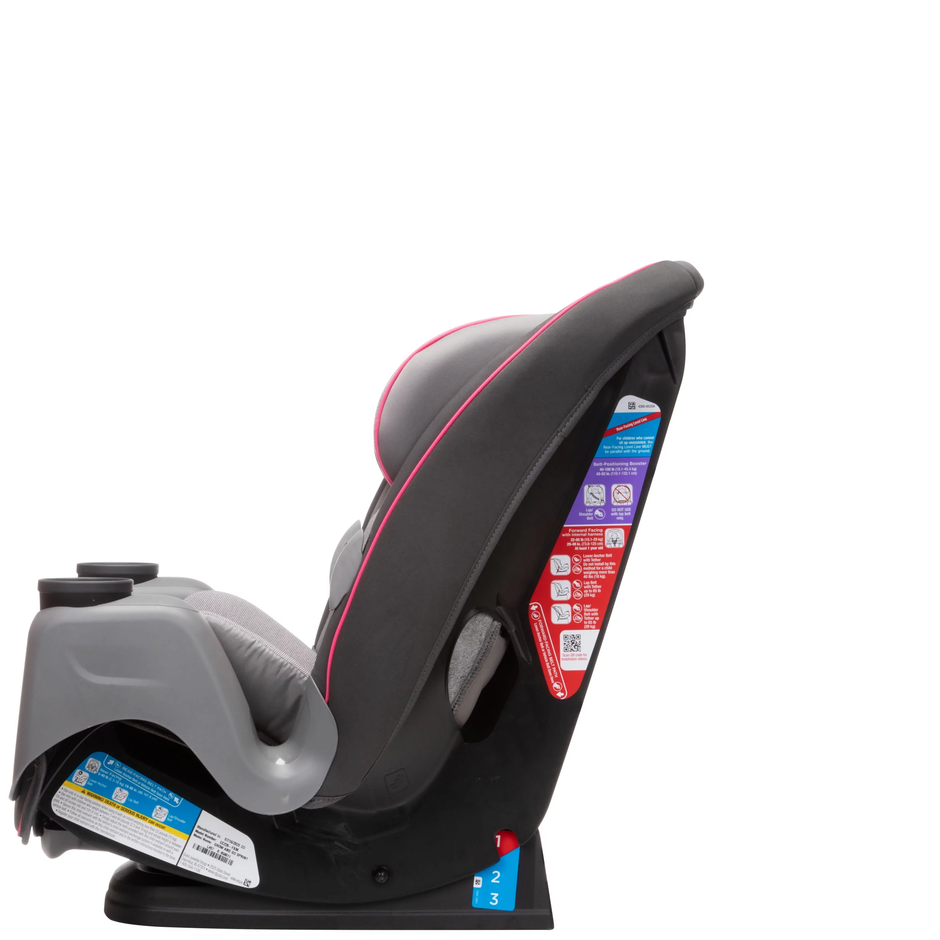 Safety 1st Grow and Go Sprint All-in-One Convertible Car Seat, Soapstone II - Womvr