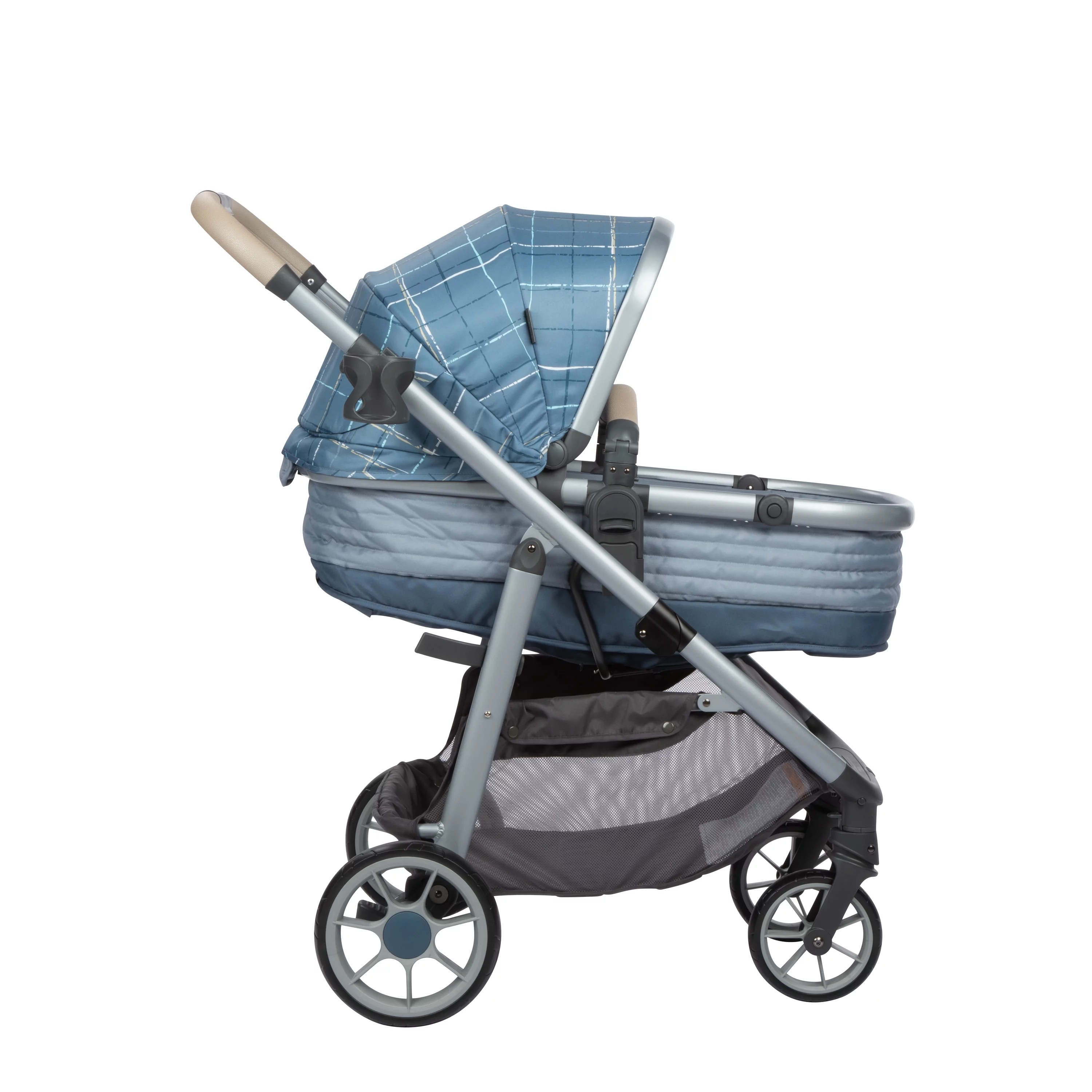 Monbebe 6-in-1 Modular Travel System, Plaid - Womvr