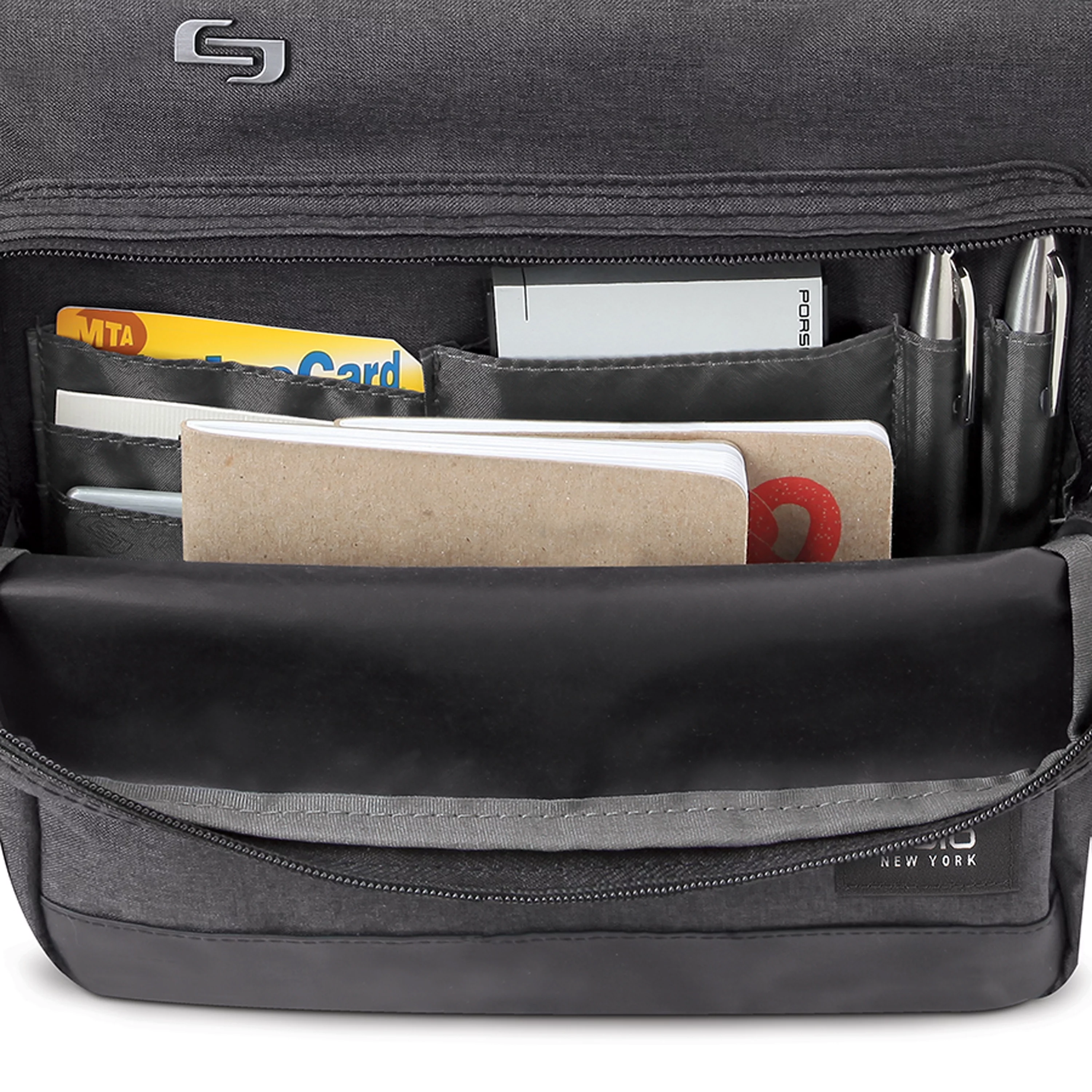 Solo New York Duane Hybrid Briefcase Backpack, Gray, Laptop Tote - Womvr