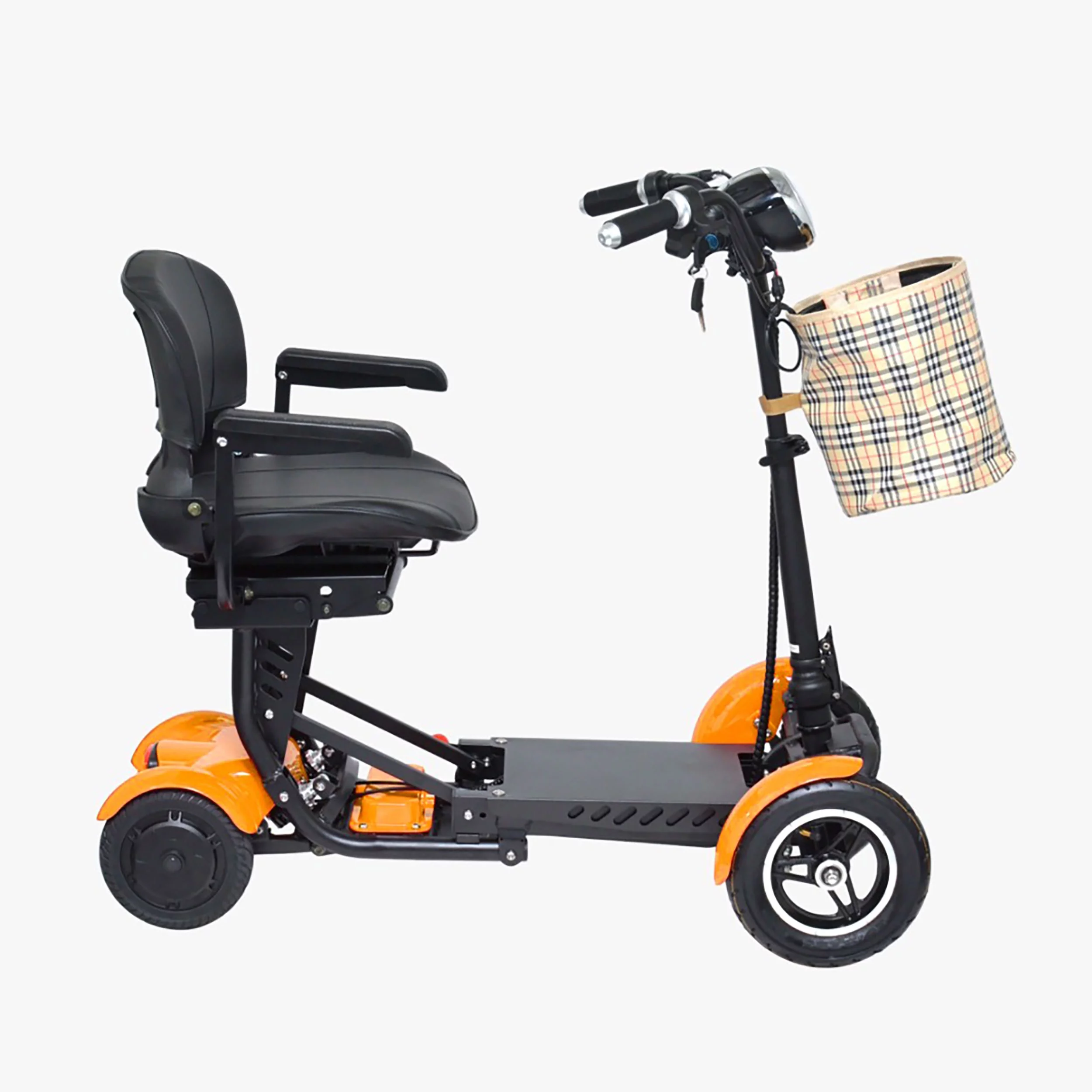 Compact Electric Scooter for Adults and Seniors, Adjustable Seat Padded Armrests - Womvr