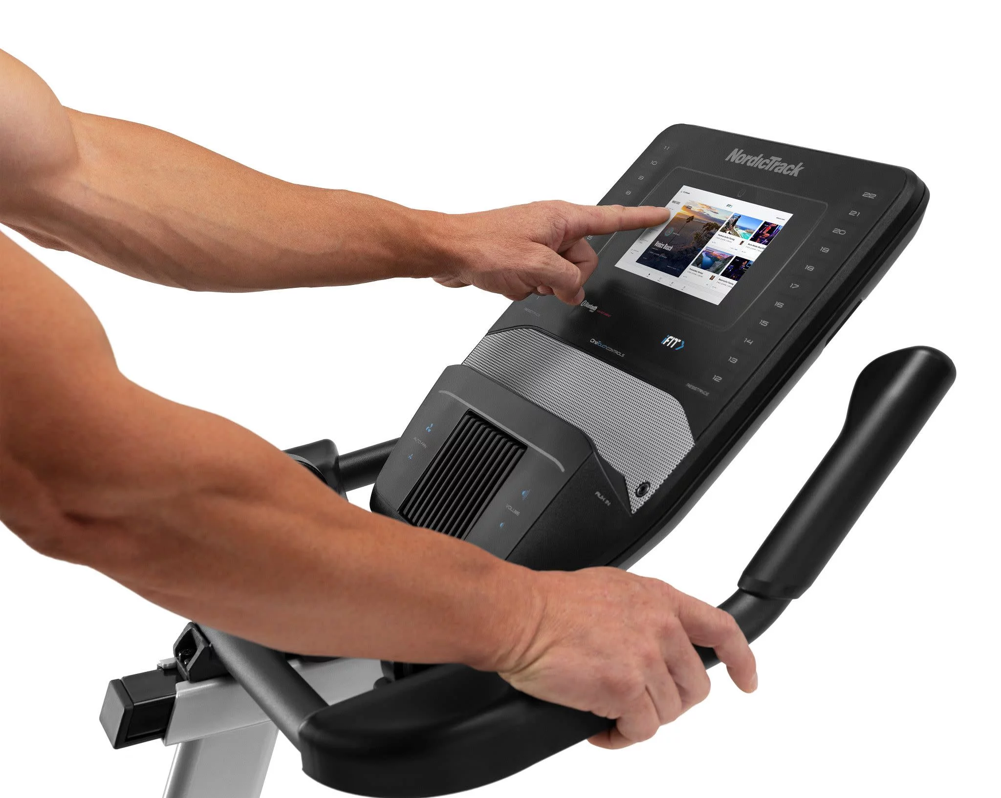 NordicTrack Studio Bike with 7” Smart HD Touchscreen and 30-Day iFIT Family Membership - Womvr