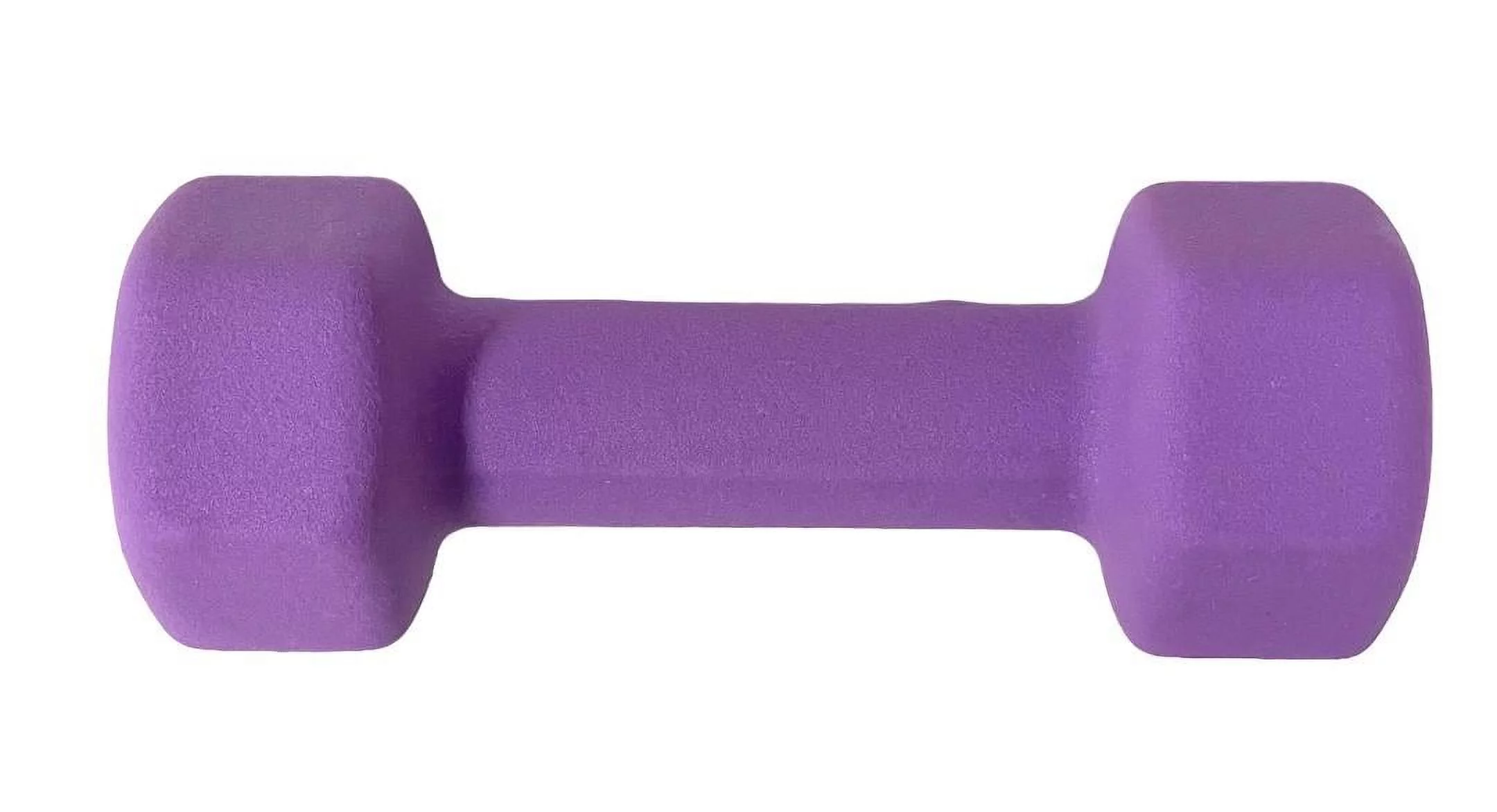 Rainforest Basics Neoprene 5 Lbs. Hex Dumbbells Hand Weights, Set of 2 - Womvr