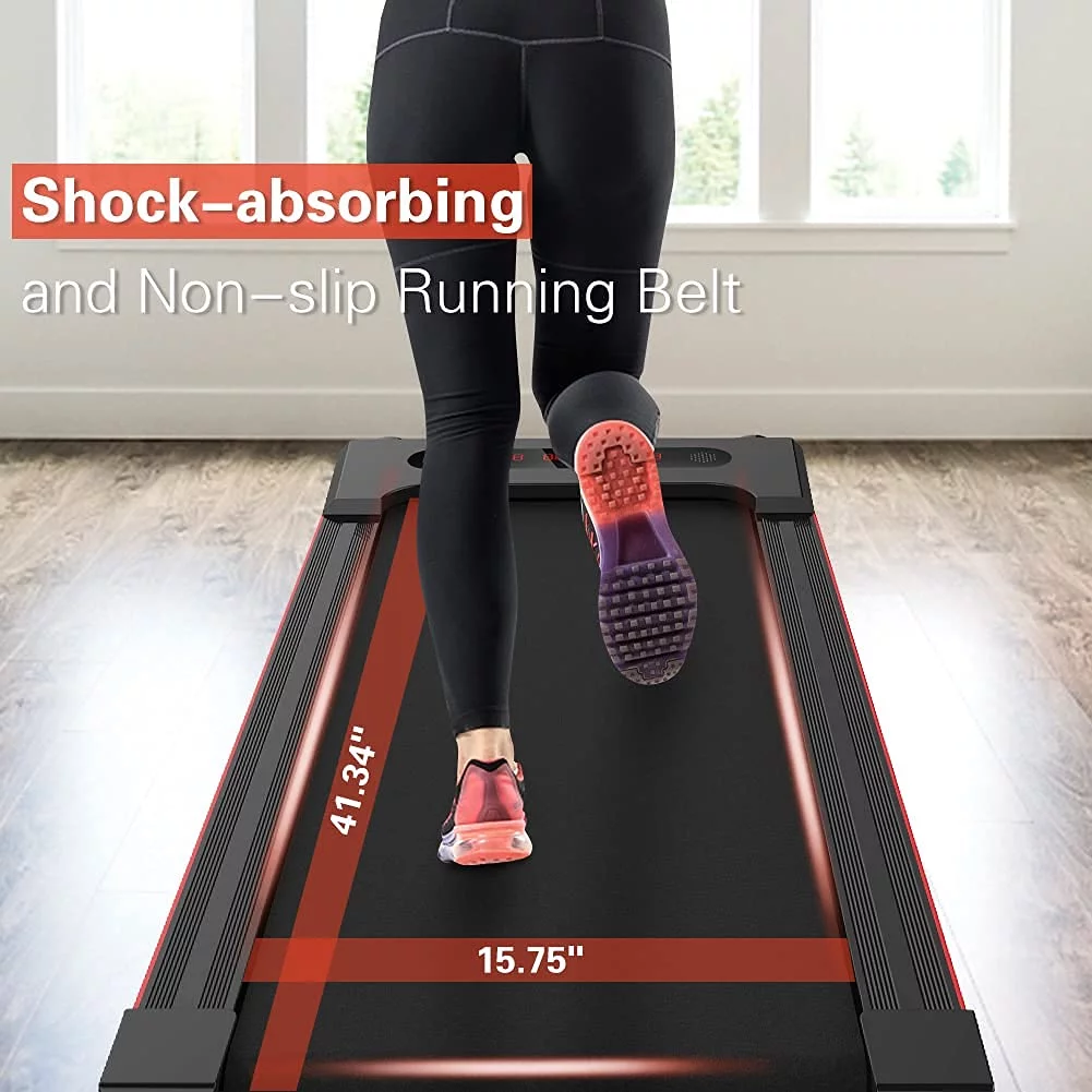 GOYOUTH Under Desk Treadmill Electric Walking Jogging Exercise Machine for Home/Office Use - Womvr