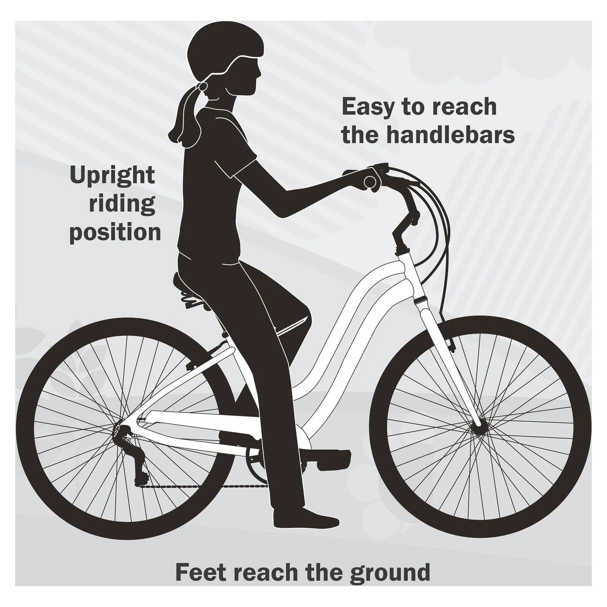 Huffy 27.5 in. Parkside Women's Comfort Bike with Perfect Fit Frame, Ages 13+ Years, Mint - Womvr