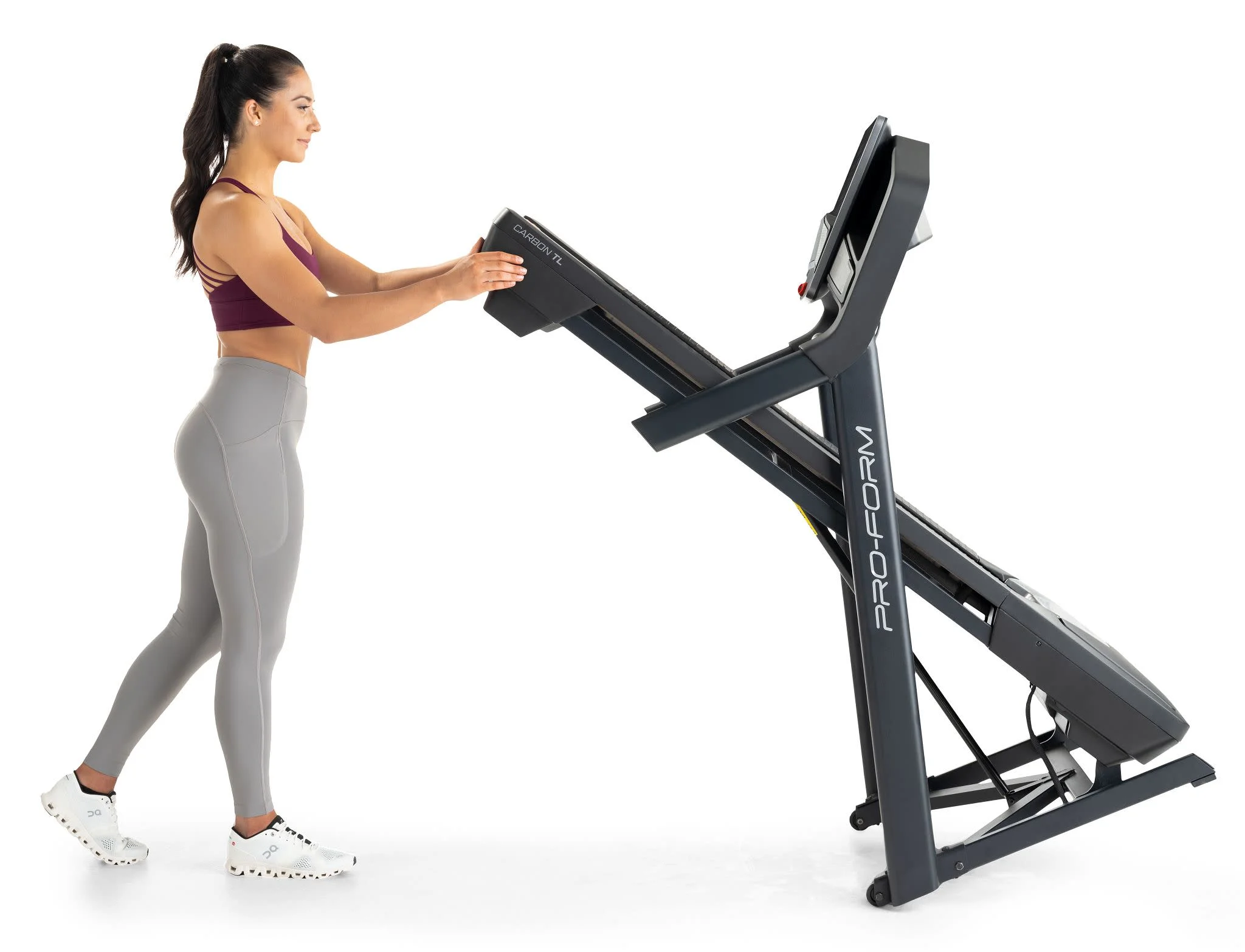 ProForm Carbon TL; Treadmill for Walking and Running with 5�� Display, Built-In Tablet Holder and SpaceSaver Design - Womvr