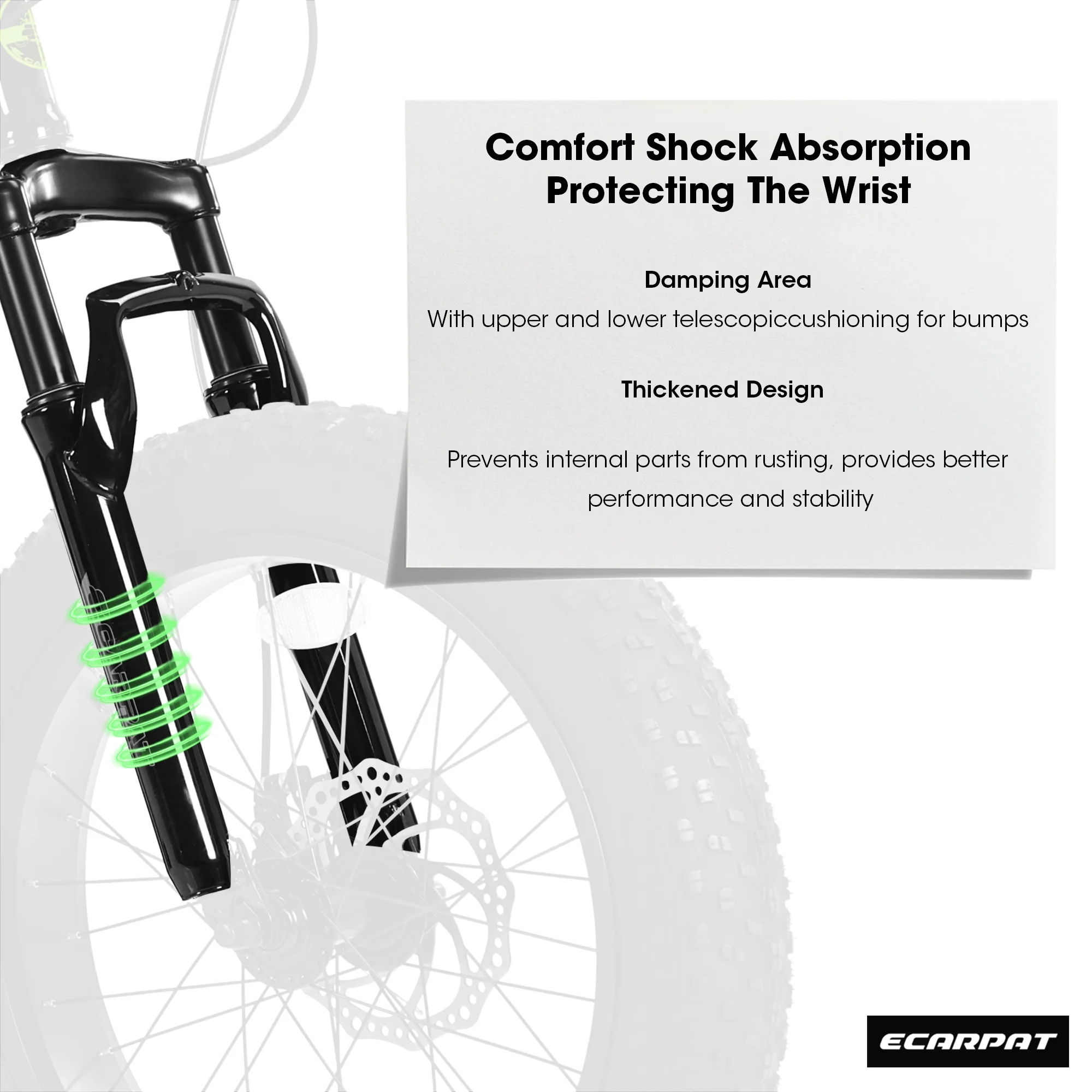 CHAMPIERRE 20'' Mountain Bike for Boys Girls Ages 8 to 12, 7 Speed Kids Bicycles with 4 inch Fat Tire, Red - Womvr