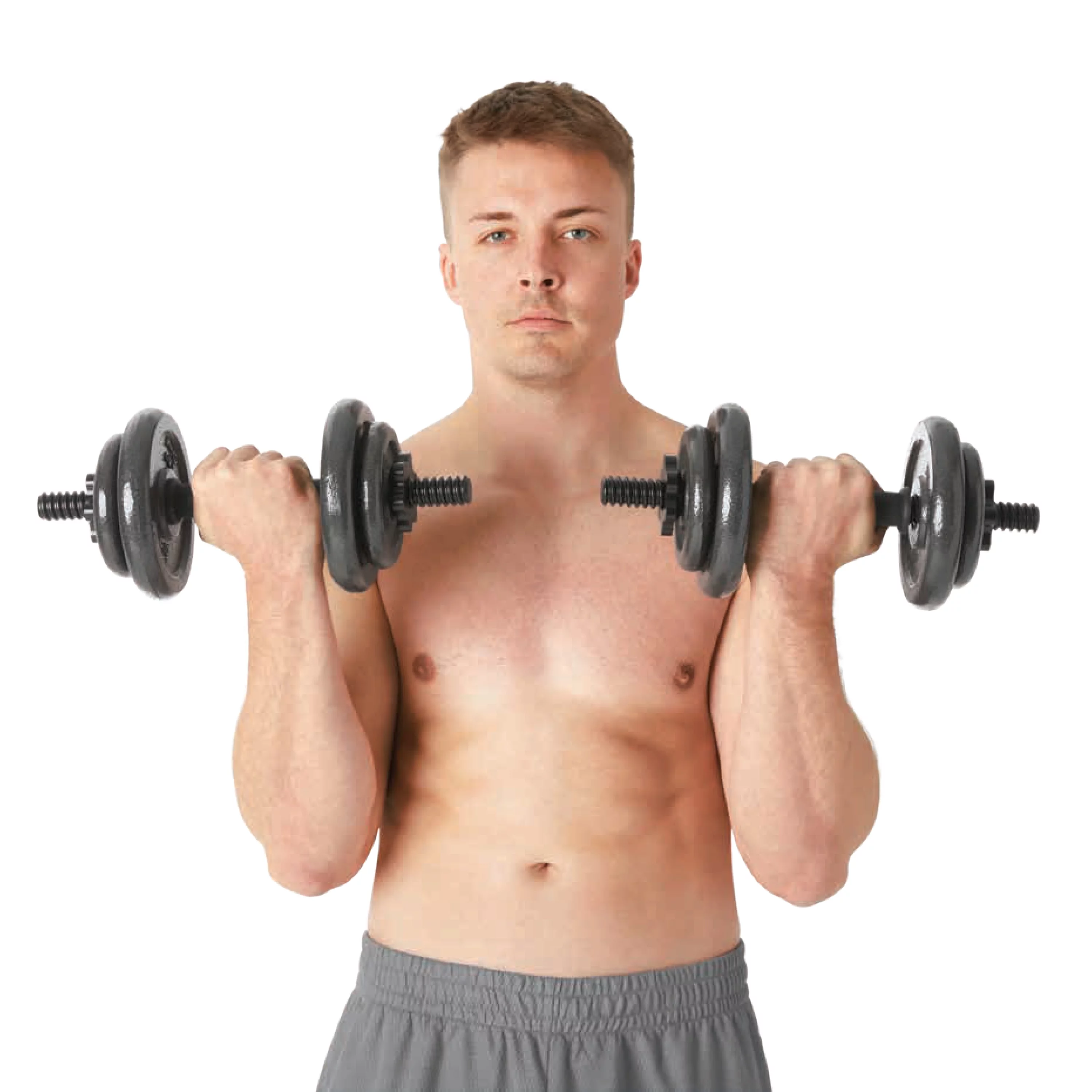 Athletic Works 40lb Adjustable Cast Iron Dumbbell Set - Womvr