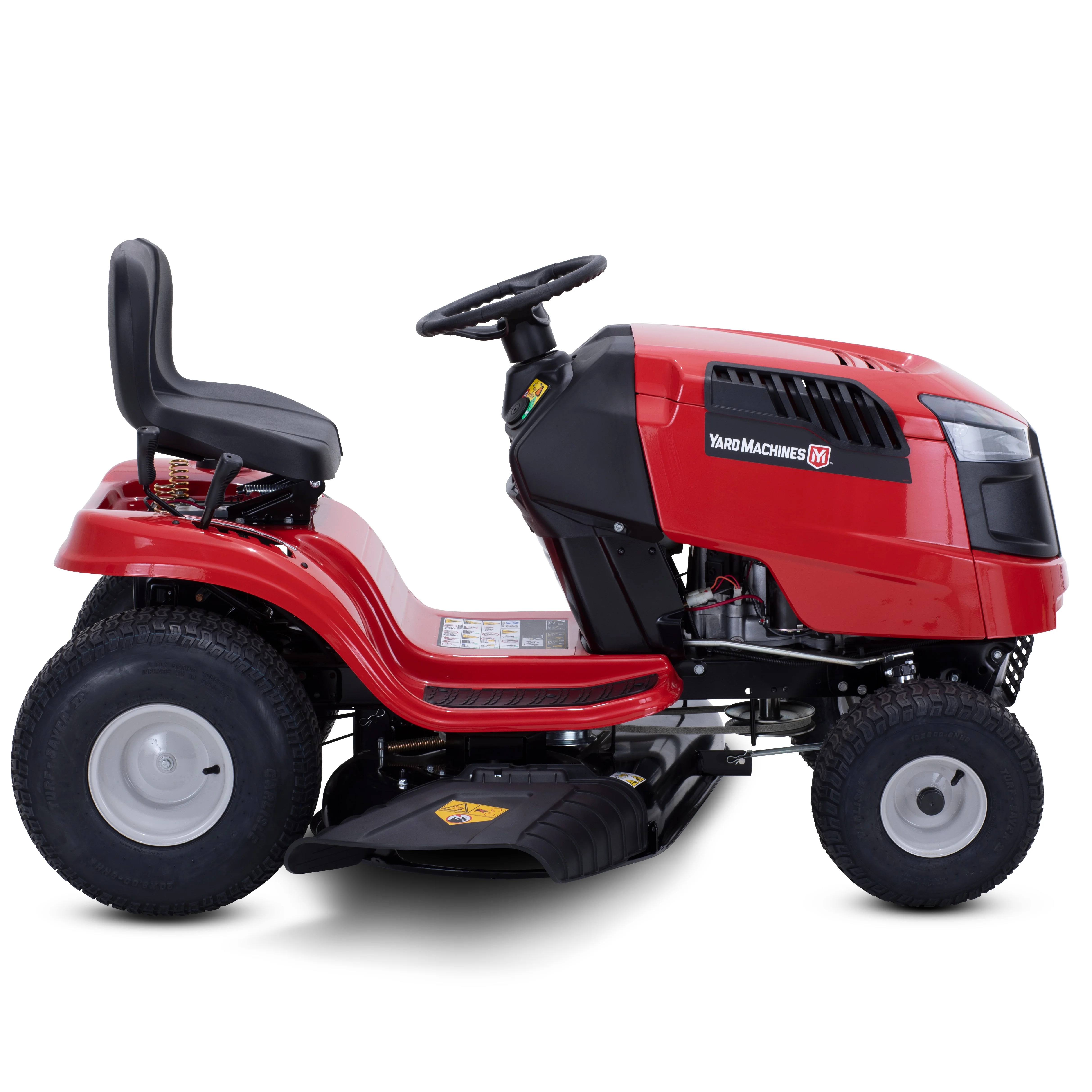 Yard Machines 42-in Riding Lawn Mower with 15.5 HP 500cc Briggs & Stratton Gas Powered Engine - Womvr