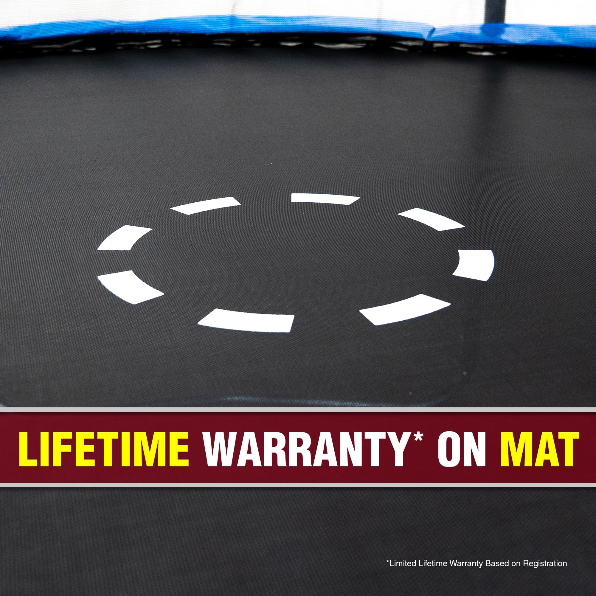 TruJump 14' Trampoline with Safety Enclosure & Jump Mat with Lifetime Warranty - Womvr