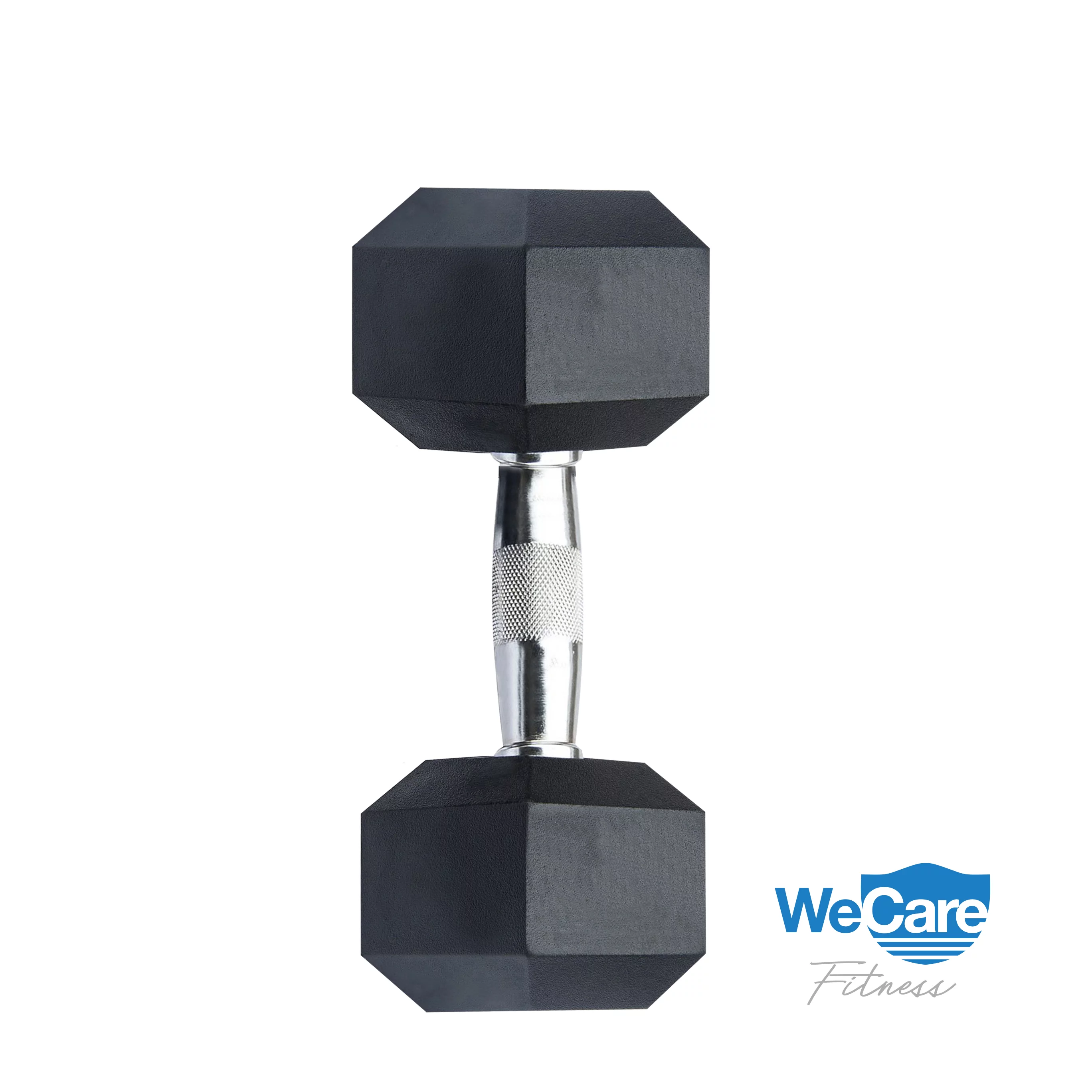 WeCare Fitness, 20lb Rubber Chrome Dumbbells, Pair - Womvr