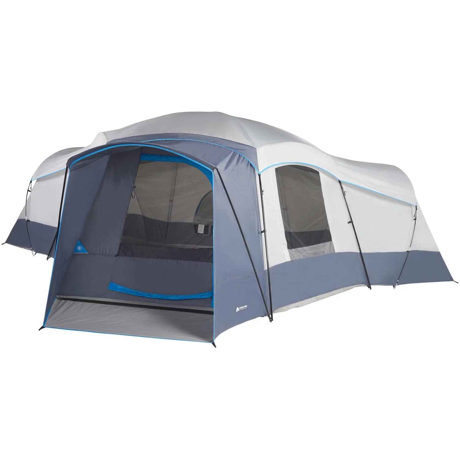 Ozark Trail 16-Person Cabin Tent for Camping with 2 Removable Room Dividers - Womvr