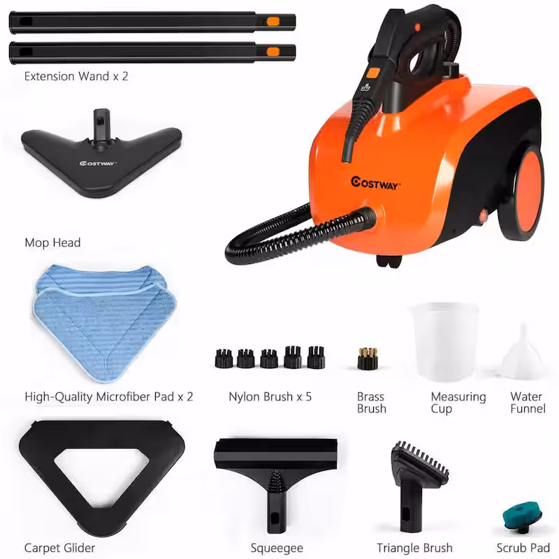 1500-Watt Multi-Purpose Steam Cleaner Mop Steam Cleaning - Womvr