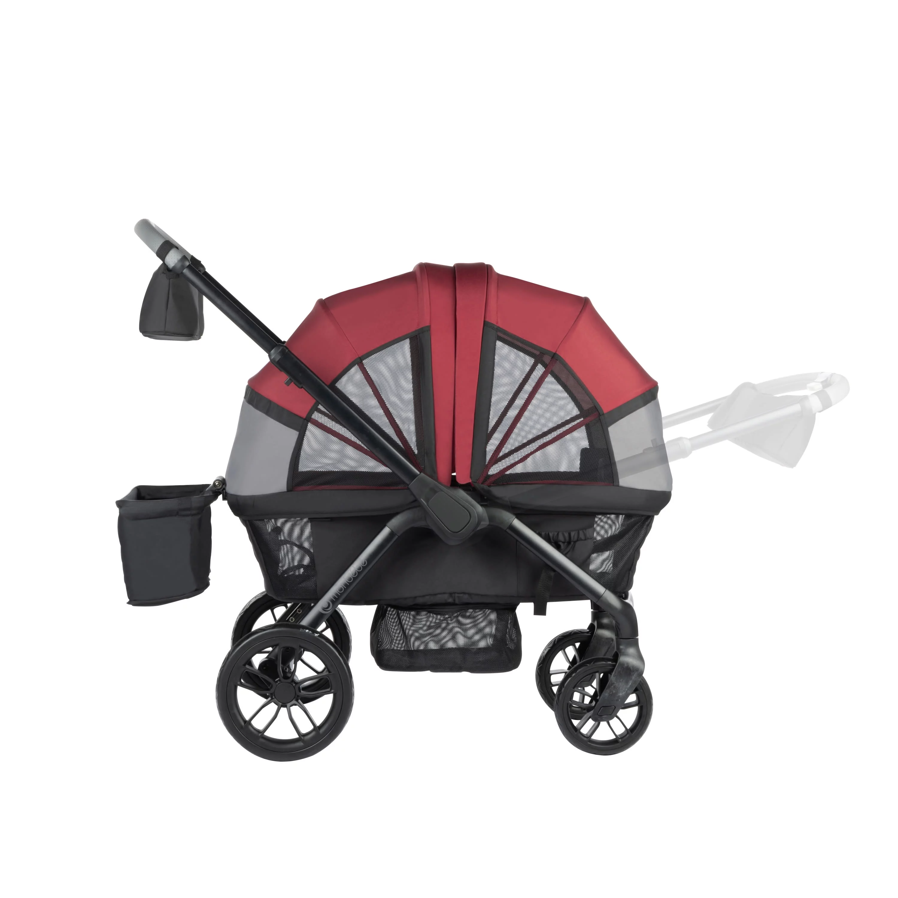 Monbebe Everyday Outings Wagon Stroller, Cobblestone Grey - Womvr