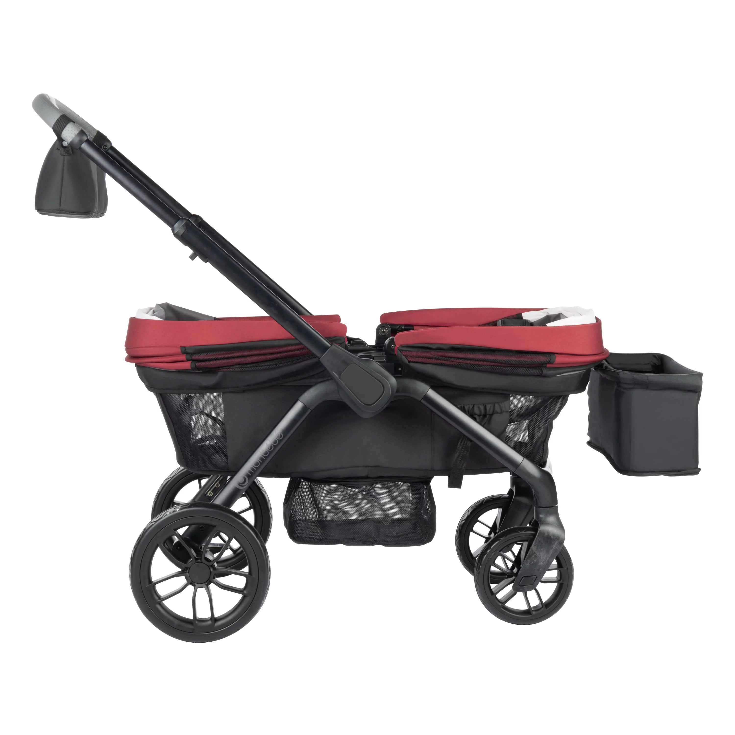 Monbebe Everyday Outings Wagon Stroller, Cobblestone Grey - Womvr