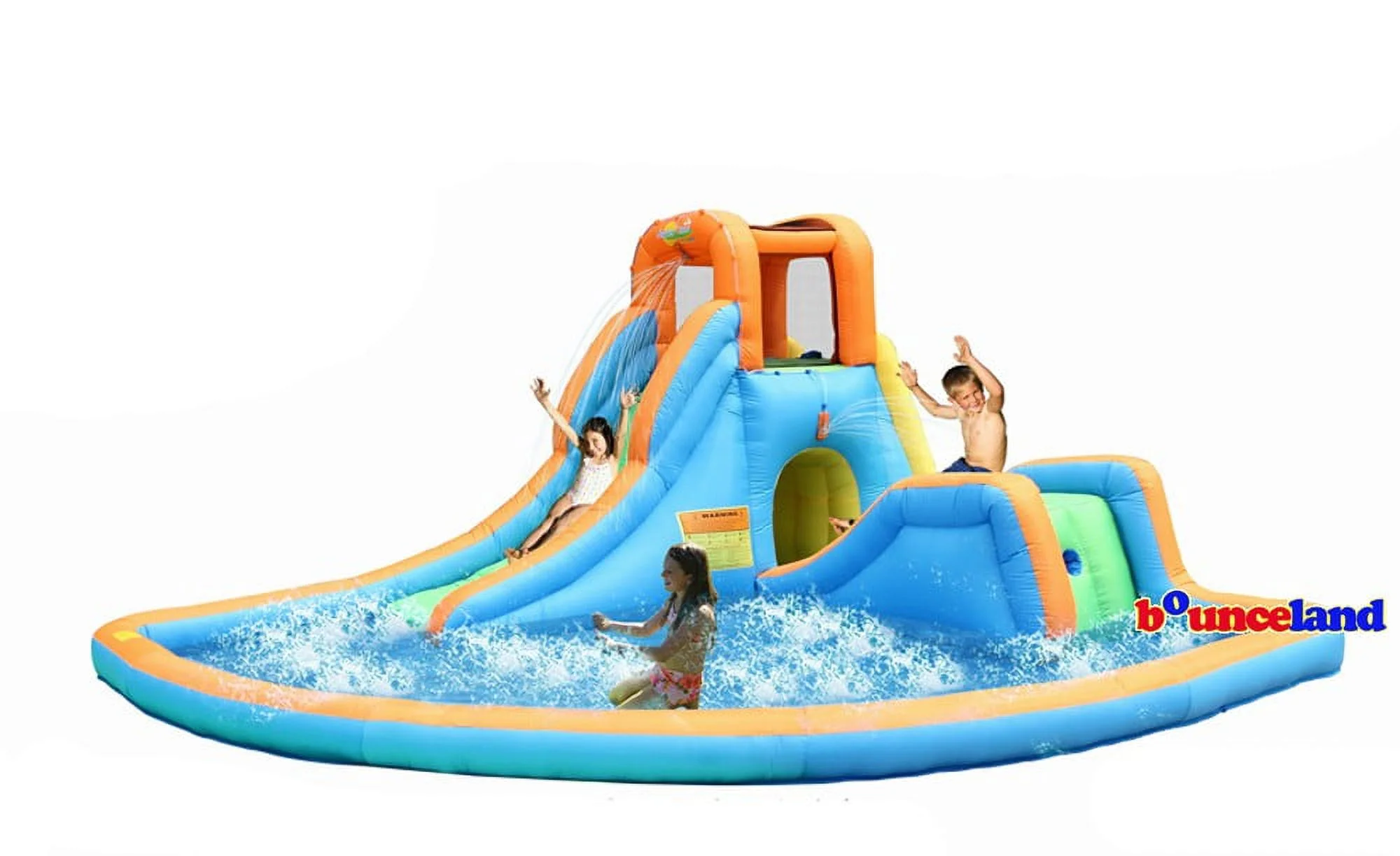 Bounceland Cascade Water Slides with large pool - Womvr