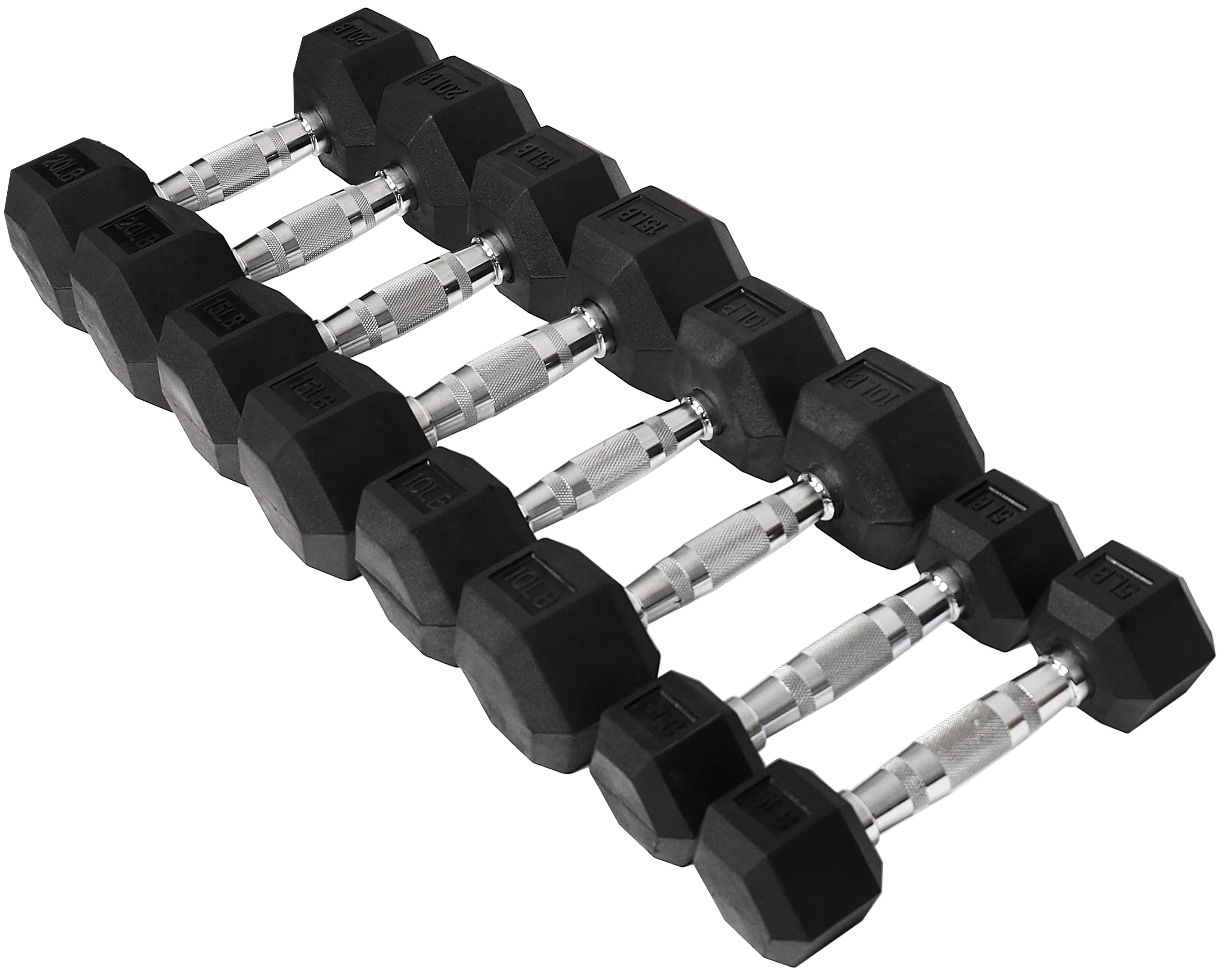 BalanceFrom 100 LB Dumbbell Set, Pairs of 5 lb, 10 lb, 15 lb and 20 lb - Womvr