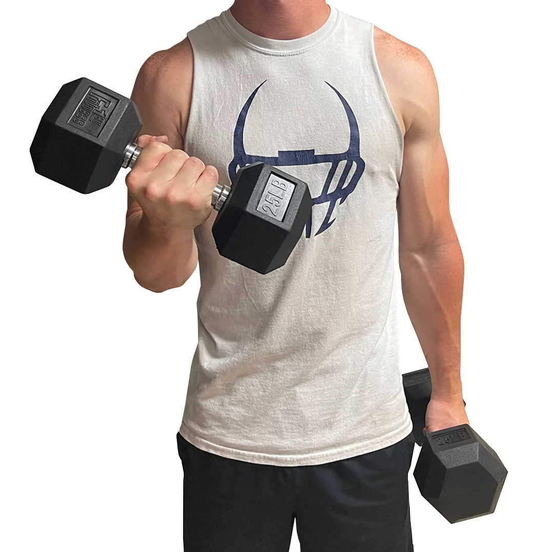 Fitness First Rubber Hex Dumbbell Pairs, 25 lbs. Pair - Womvr