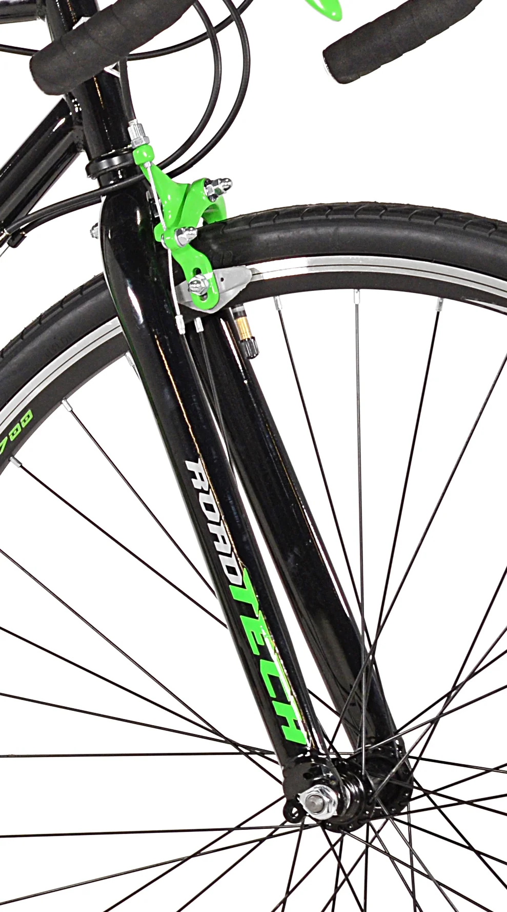 Kent 700c RoadTech Men's Bike, Black/Green - Womvr