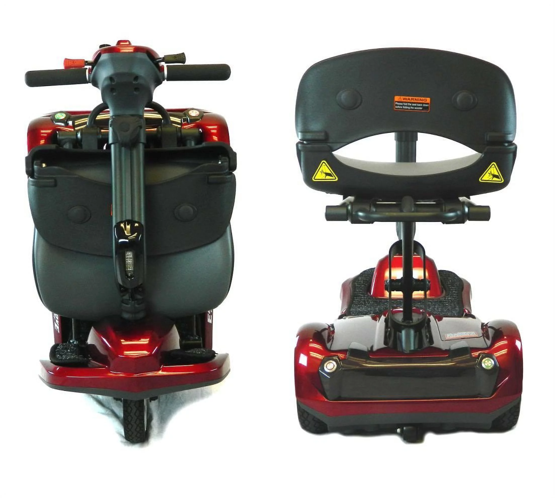 EV Rider TRANSPORT Automatic Folding Mobility Scooter Red - Womvr