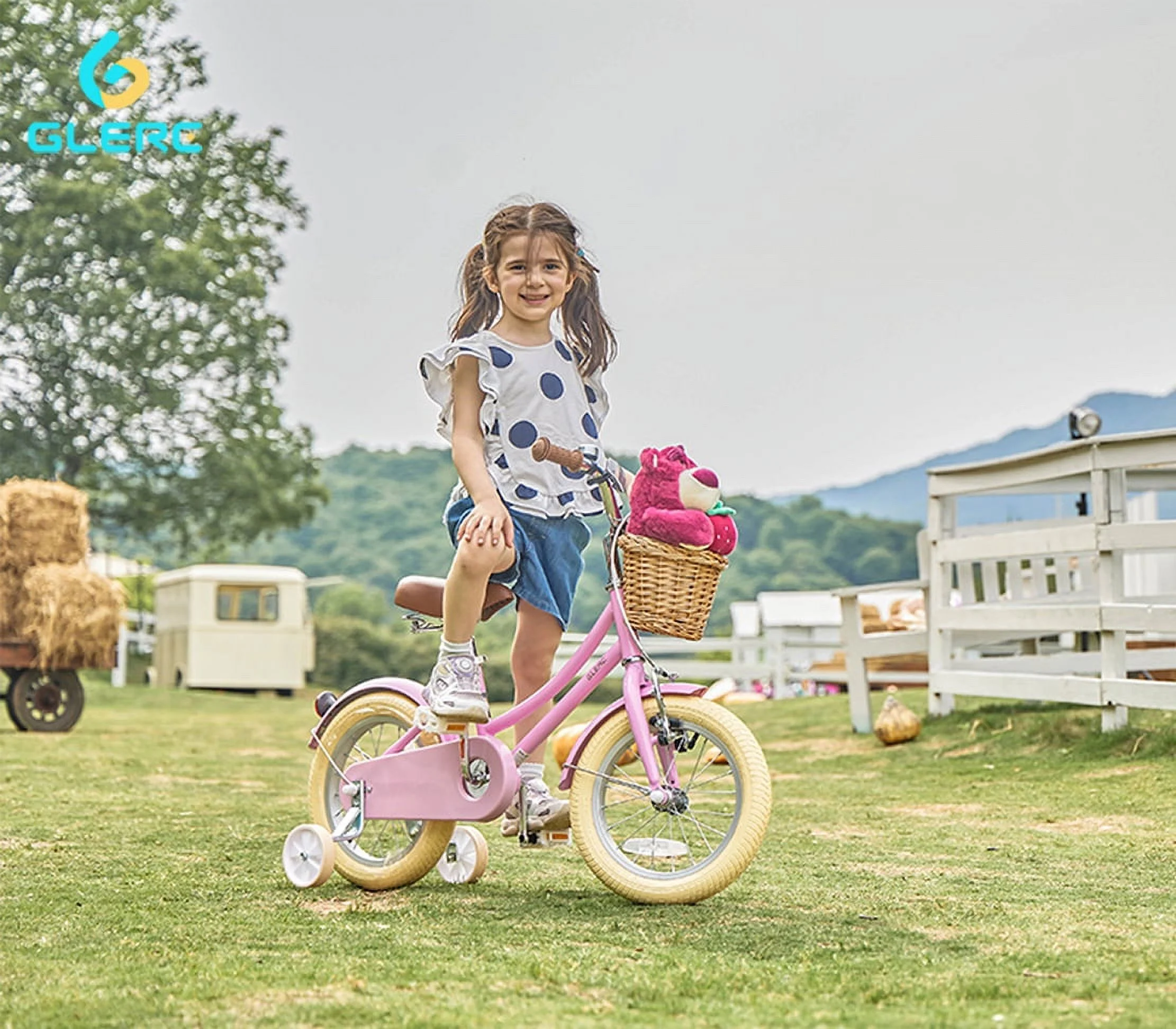 Glerc Little Molly 14 inch Kids Girls Bike for 3-5 Years Old Little Child,Yellow - Womvr