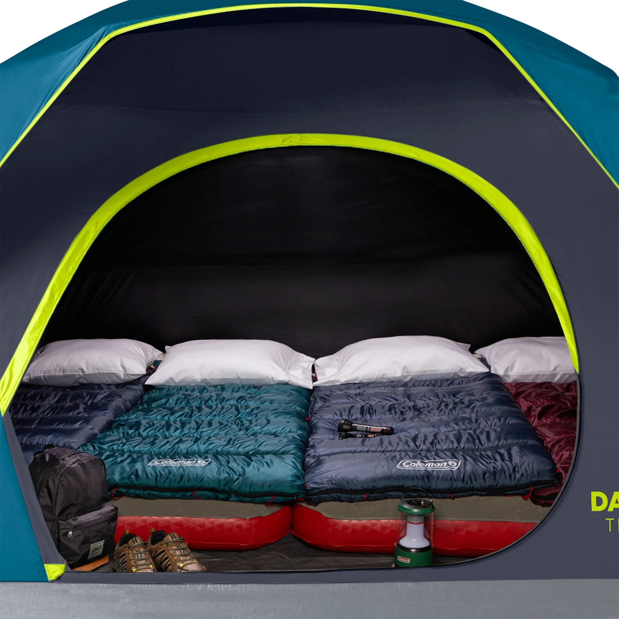 Coleman Skydome 8-Person Camping Tent-Dark Room Skydome 8-Person Camping Tent - Womvr