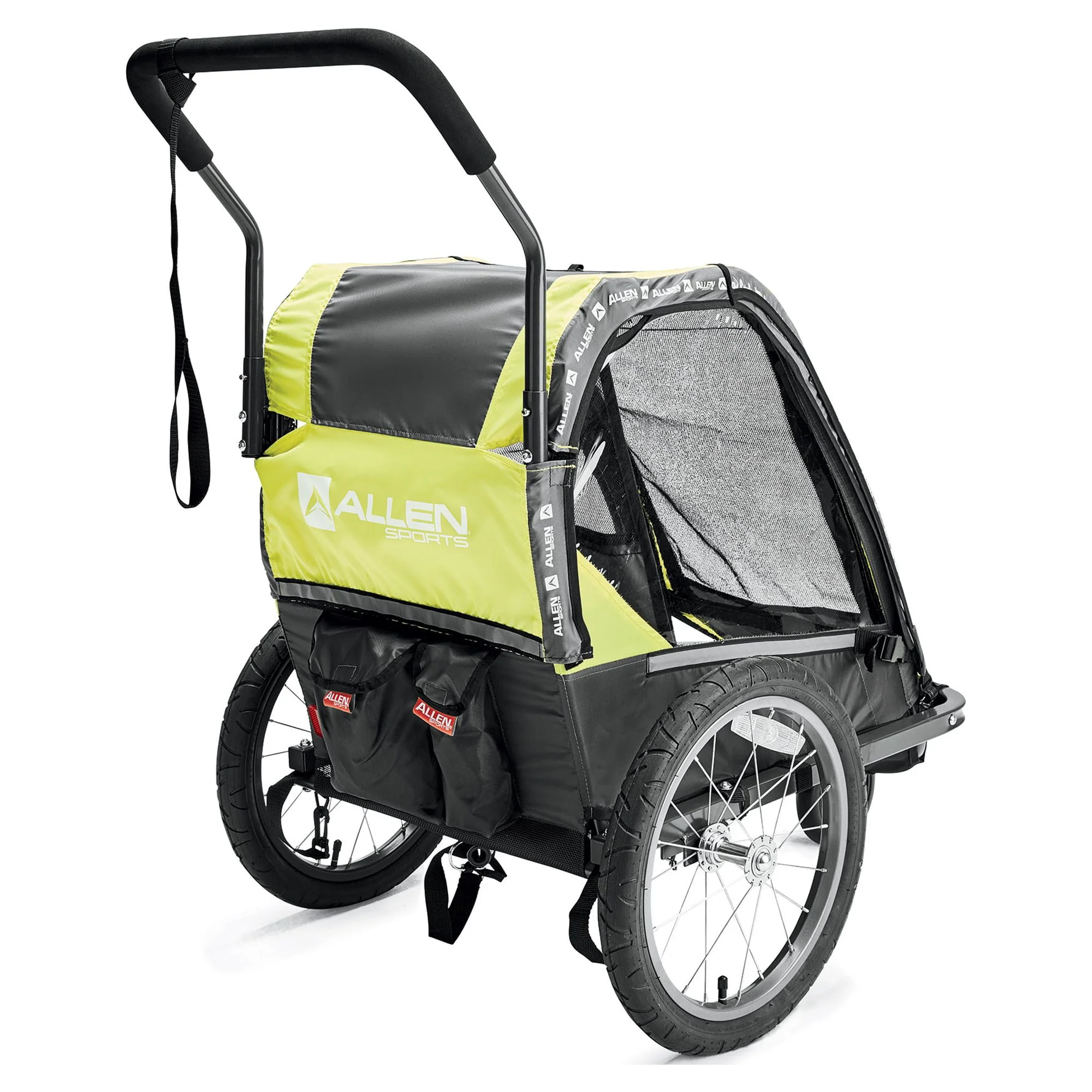 Allen Sports 1-Child Bicycle Trailer and Stroller, Model AS1 - Womvr