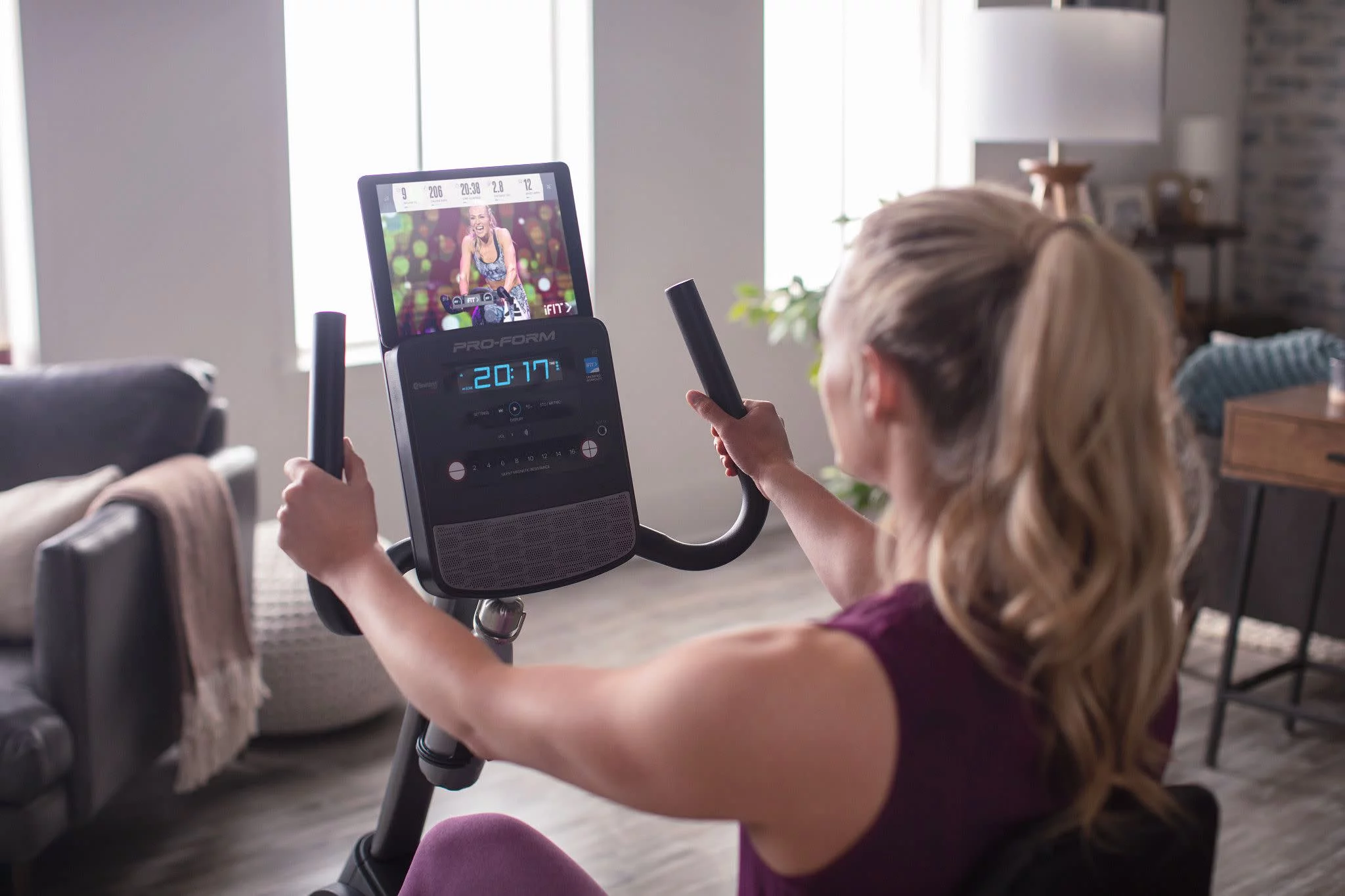 ProForm Cycle Trainer 400 Ri Stationary Exercise Bike, Compatible with iFIT Personal Training - Womvr